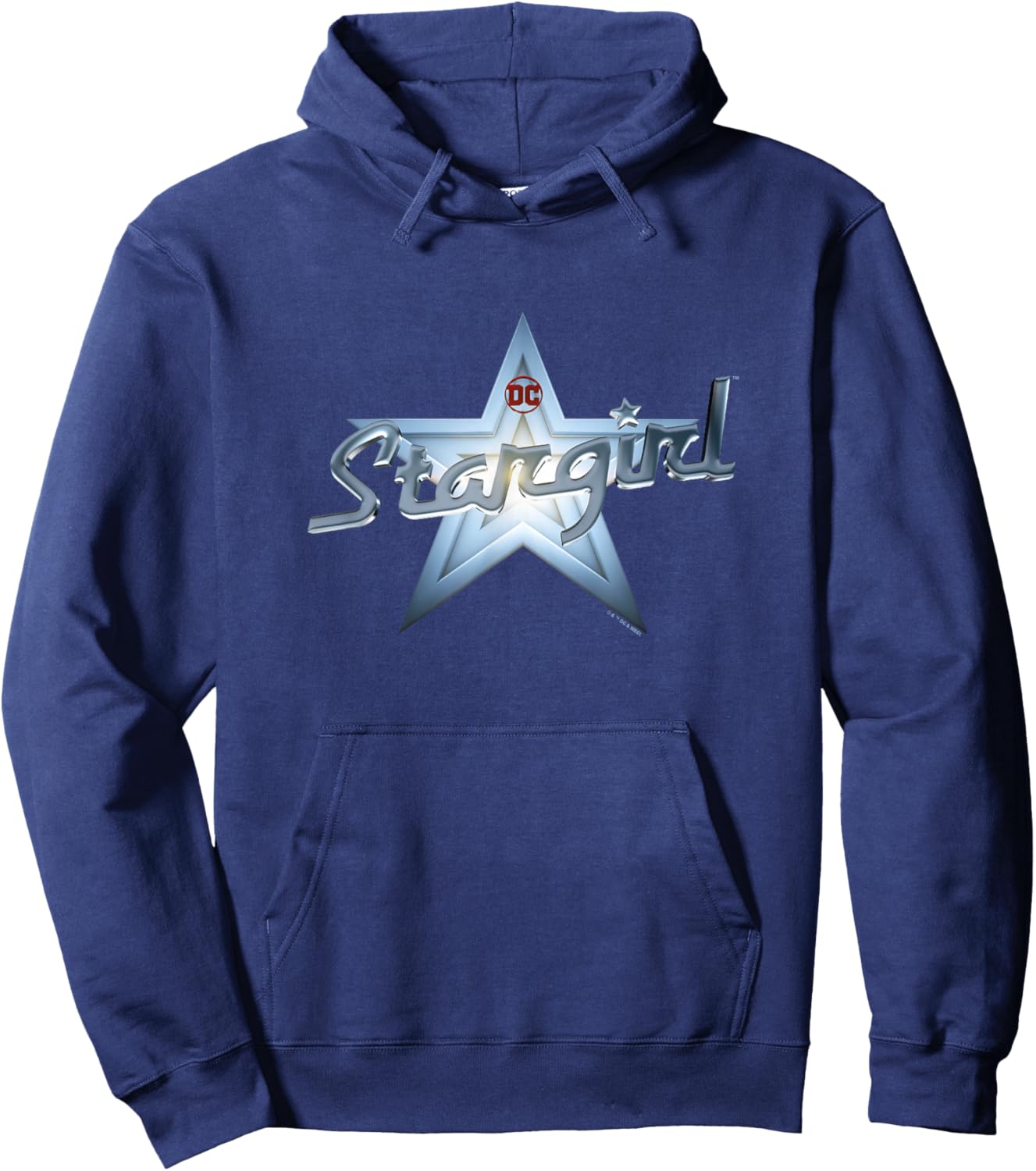 Stargirl Superhero Metallic Star Logo Hoodie - Hoodie | Navy