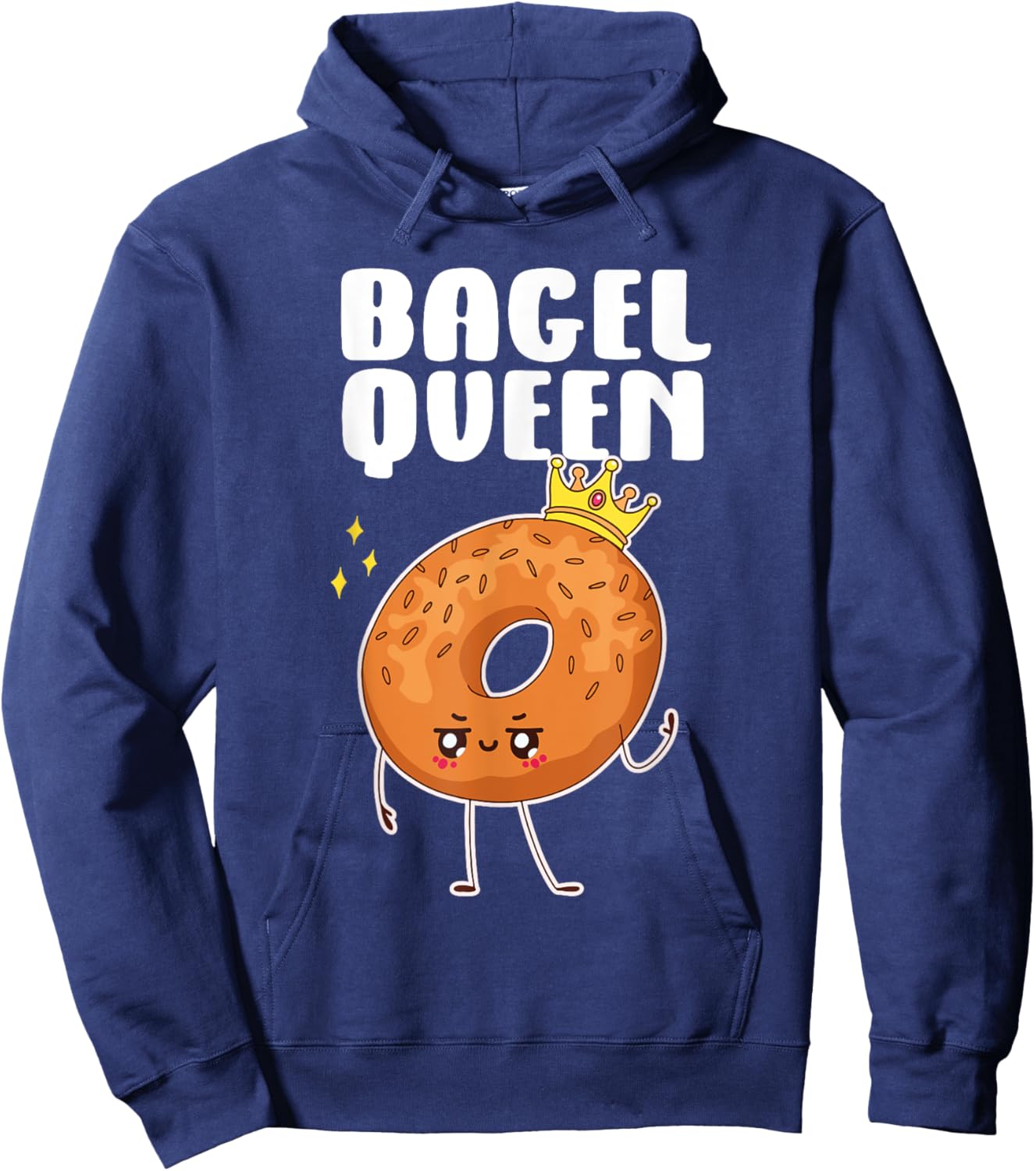 Bagel Queen Hoodie - Hoodie | Navy