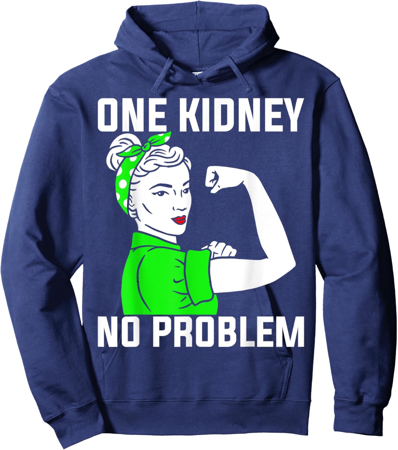Kidney Warrior Kidney transplant Hoodie - Hoodie | Navy
