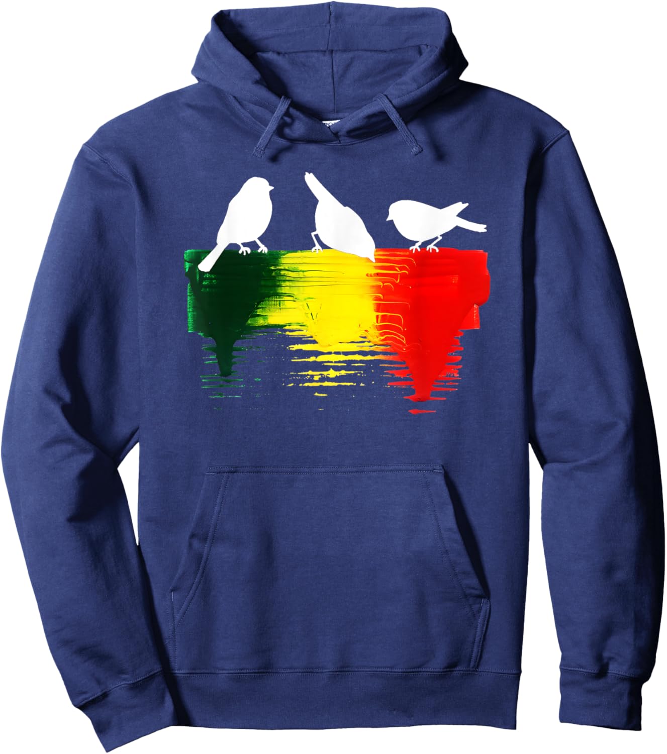 Reggae Retro Bird Hoodie - Hoodie | Navy