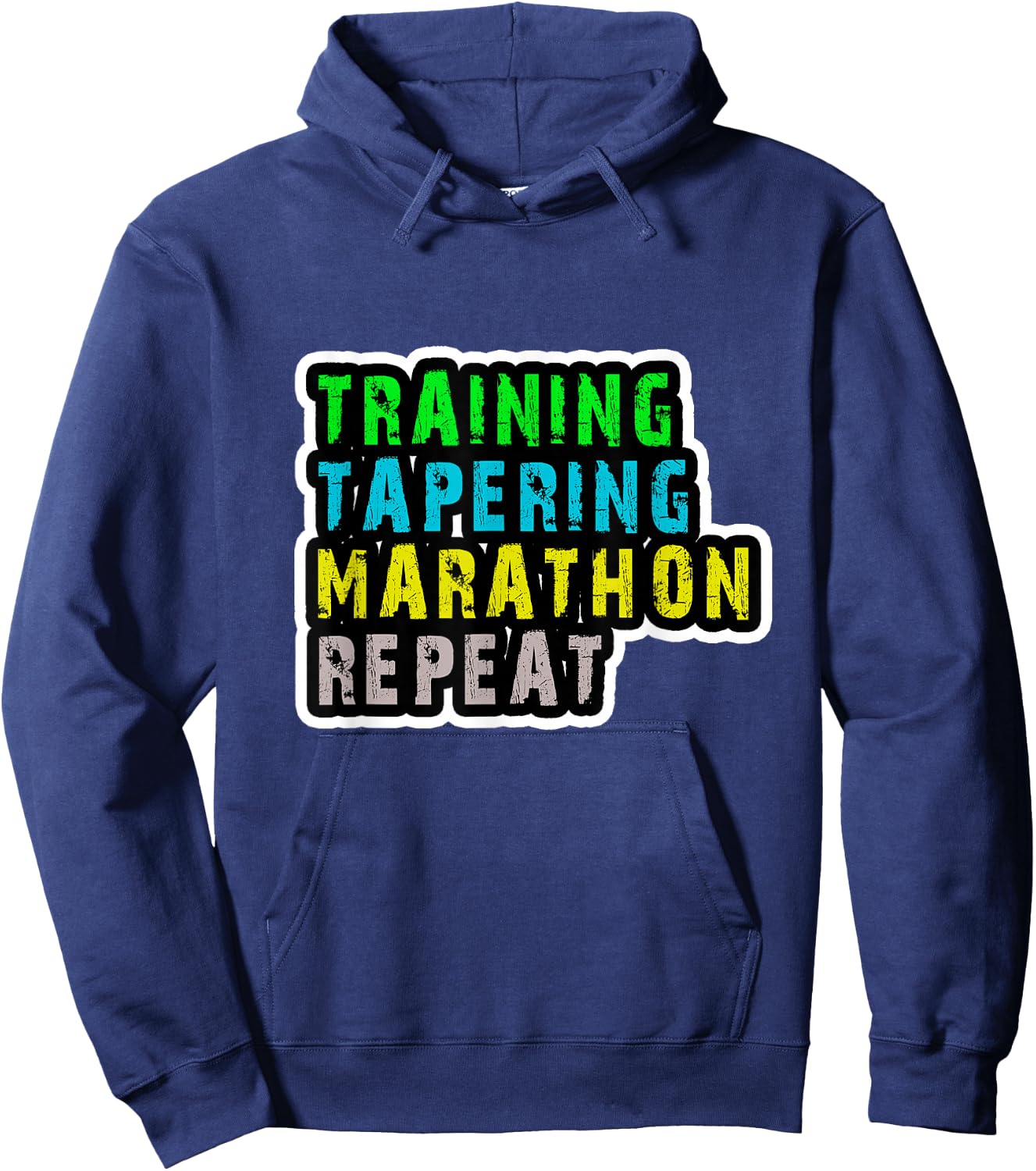 Run Marathon 26.2 for Marathon Finisher Hoodie - Hoodie | Navy