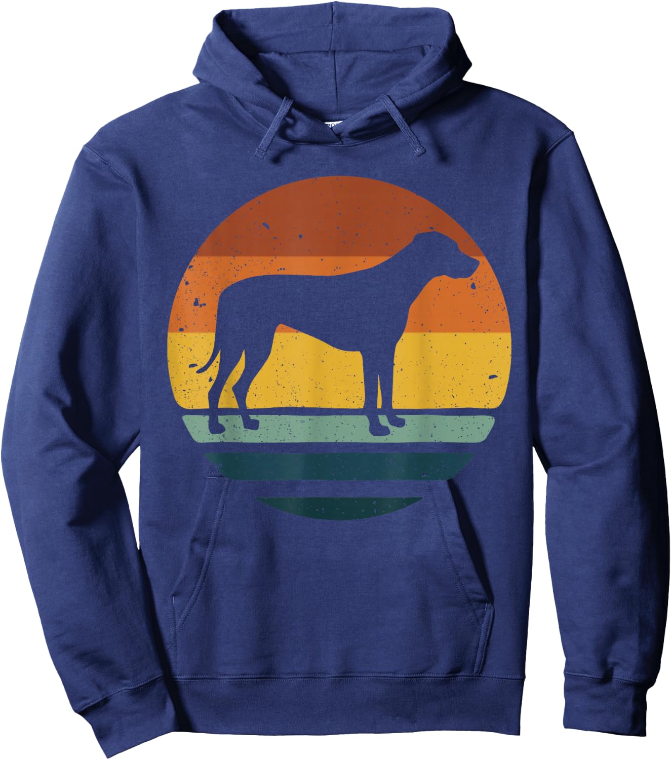 Rhodesian Ridgeback Vintage Retro Dog Mom Dad Gift Hoodie - Hoodie | Navy