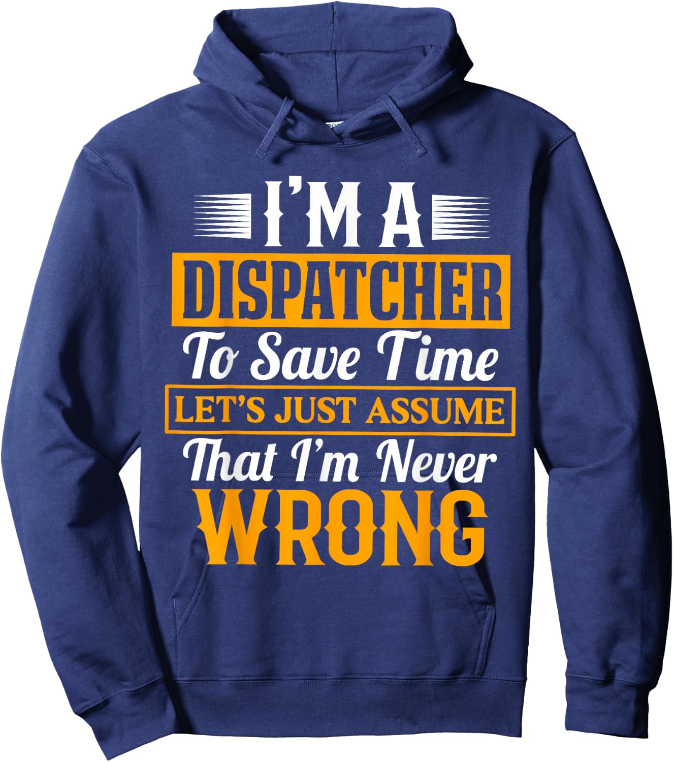 Funny Dispatcher Day 911 Operator Crew Emergency Dispatch Hoodie - Hoodie | Navy