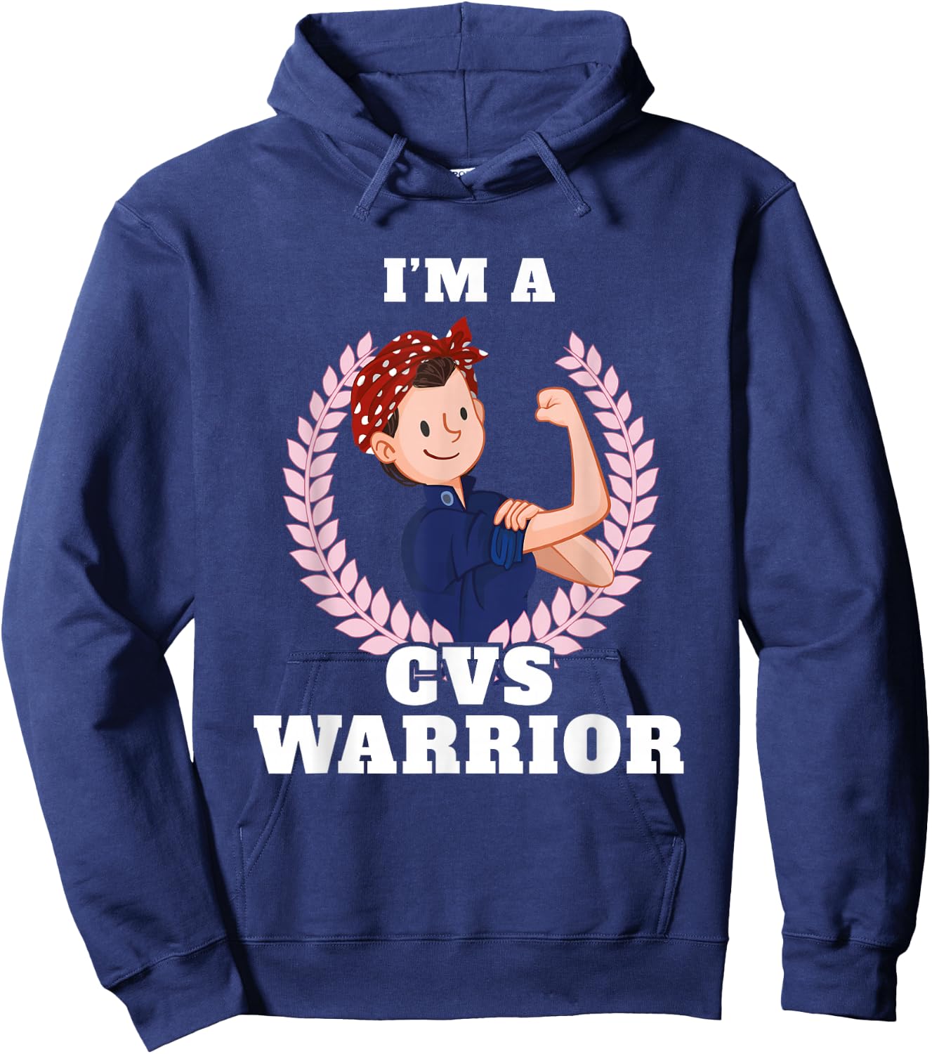 I'm a CVS Warrior Cyclic Vomiting Syndrome Awareness Hoodie - Hoodie | Navy