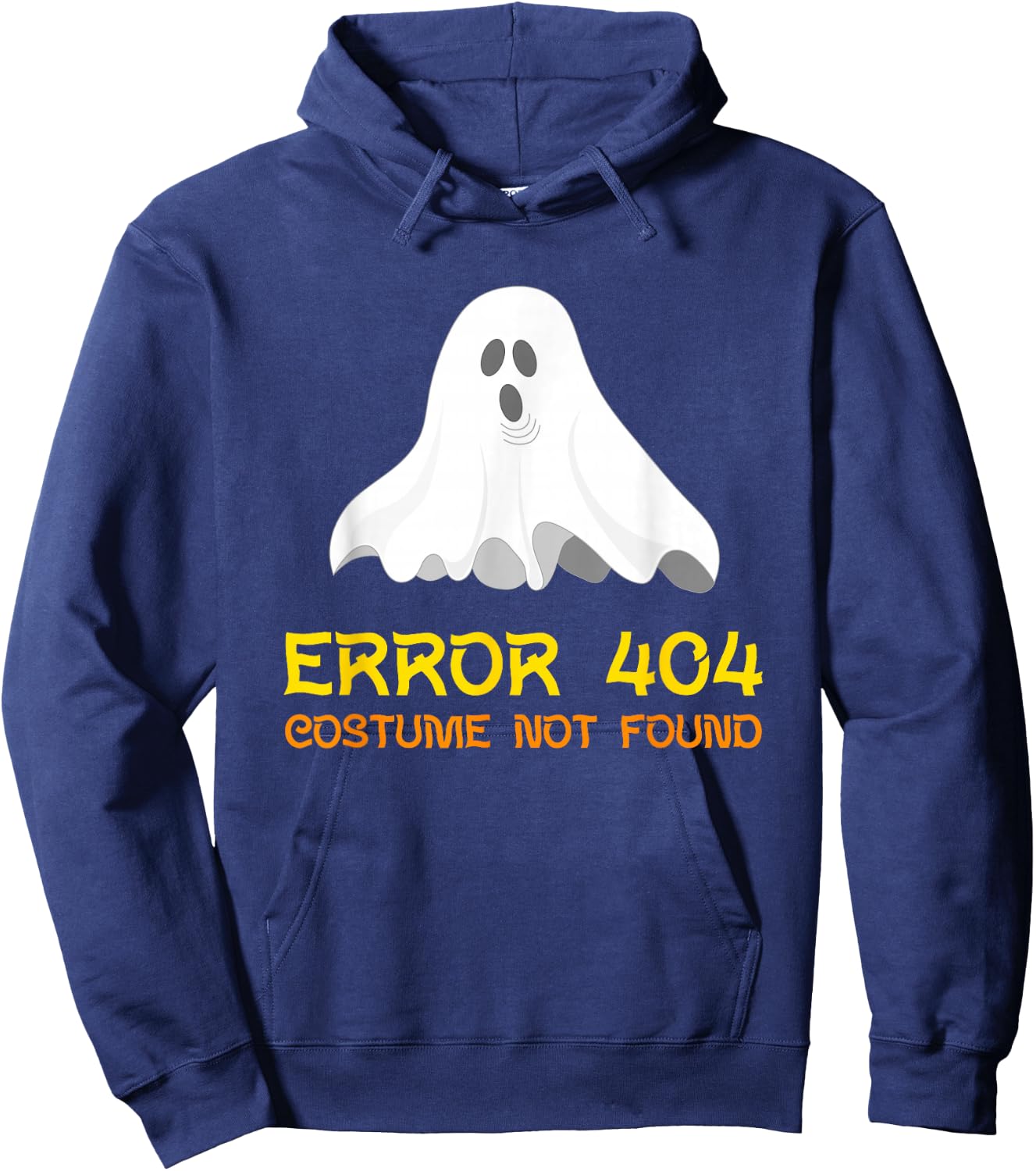Halloween Shirt Error 404 Costume Not Found Hoodie - Hoodie | Navy