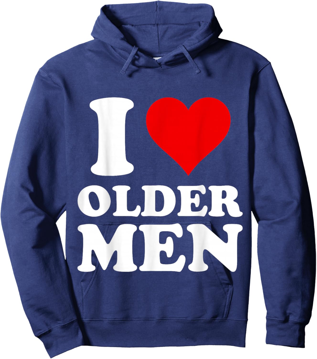 I Love Older Men Hoodie - Hoodie | Navy