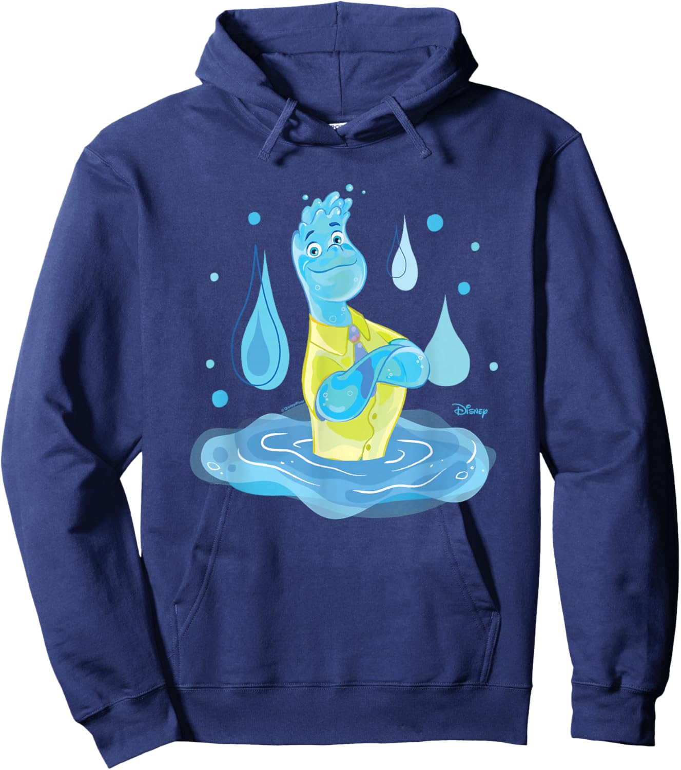 Elemental - Wade Ripple Hoodie - Hoodie | Navy