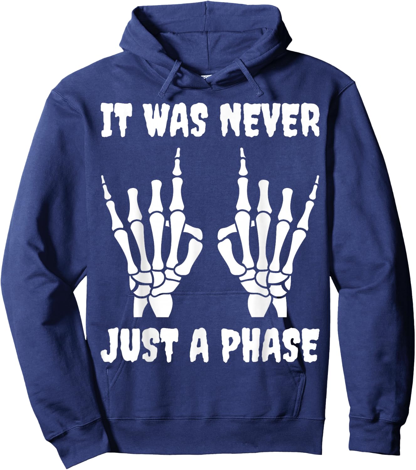 IT was Never JUST A Phase, Its A Lifestyle :Elder Still Emo Hoodie - Hoodie | Navy