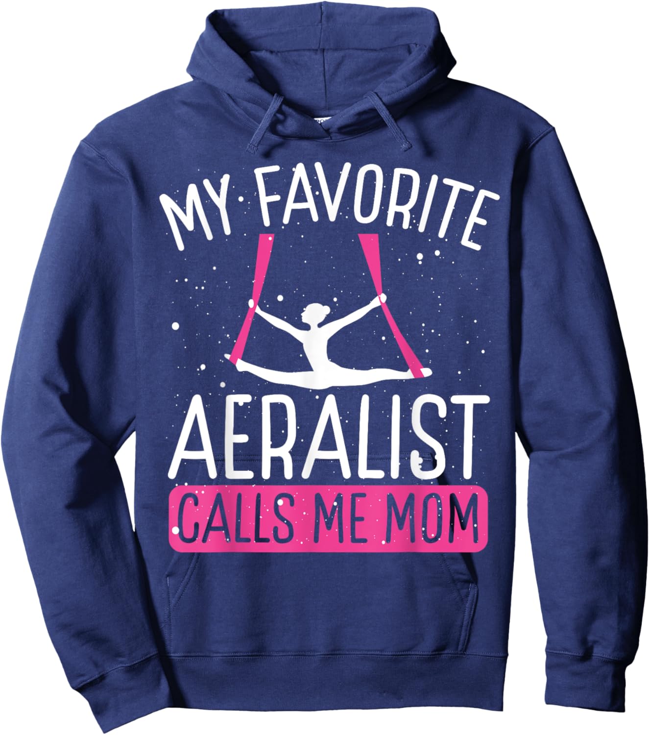 Aerial Silk Dancing Mom Mothers Day Aerial Hoop Aerialist Hoodie - Hoodie | Navy
