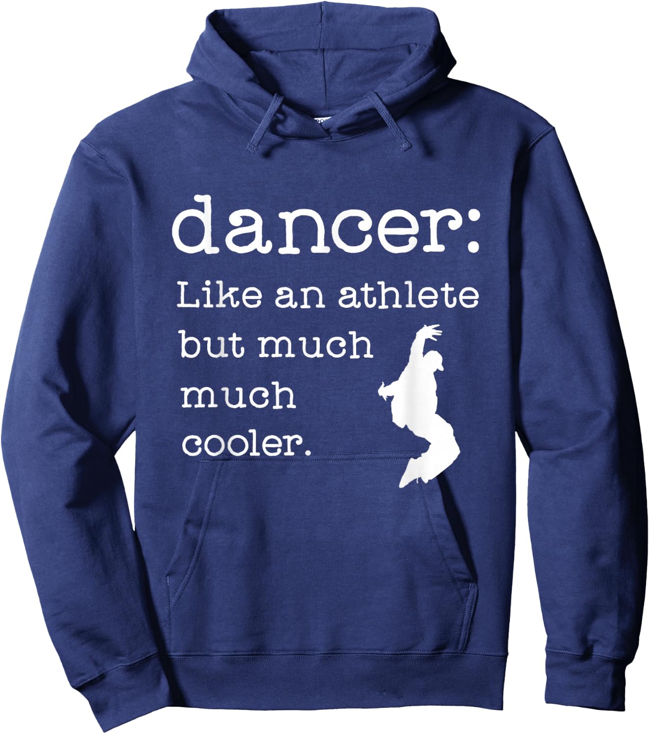 Male Dancer or Boy's Dance Gift - Like An Athlete Hoodie - Hoodie | Navy