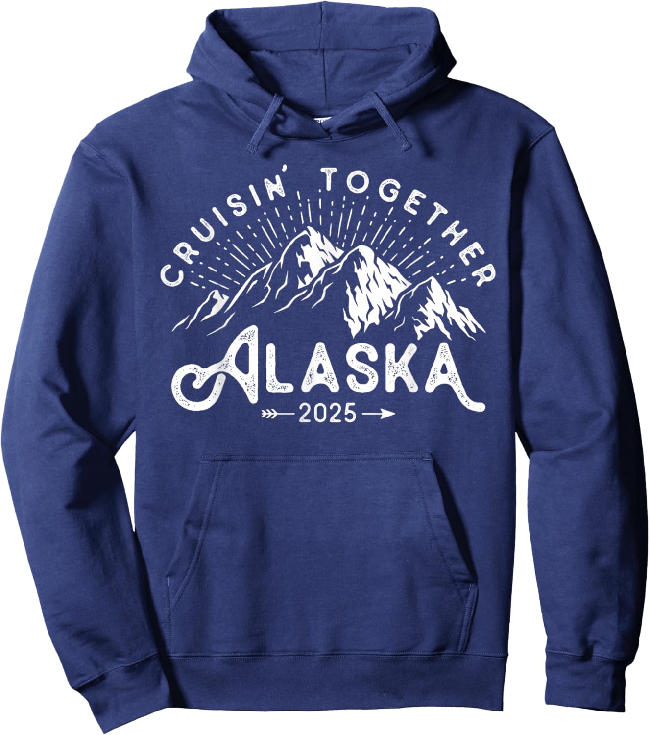 Matching Family Friends Group Vacation Alaska Cruise 2025 Hoodie - Hoodie | Navy