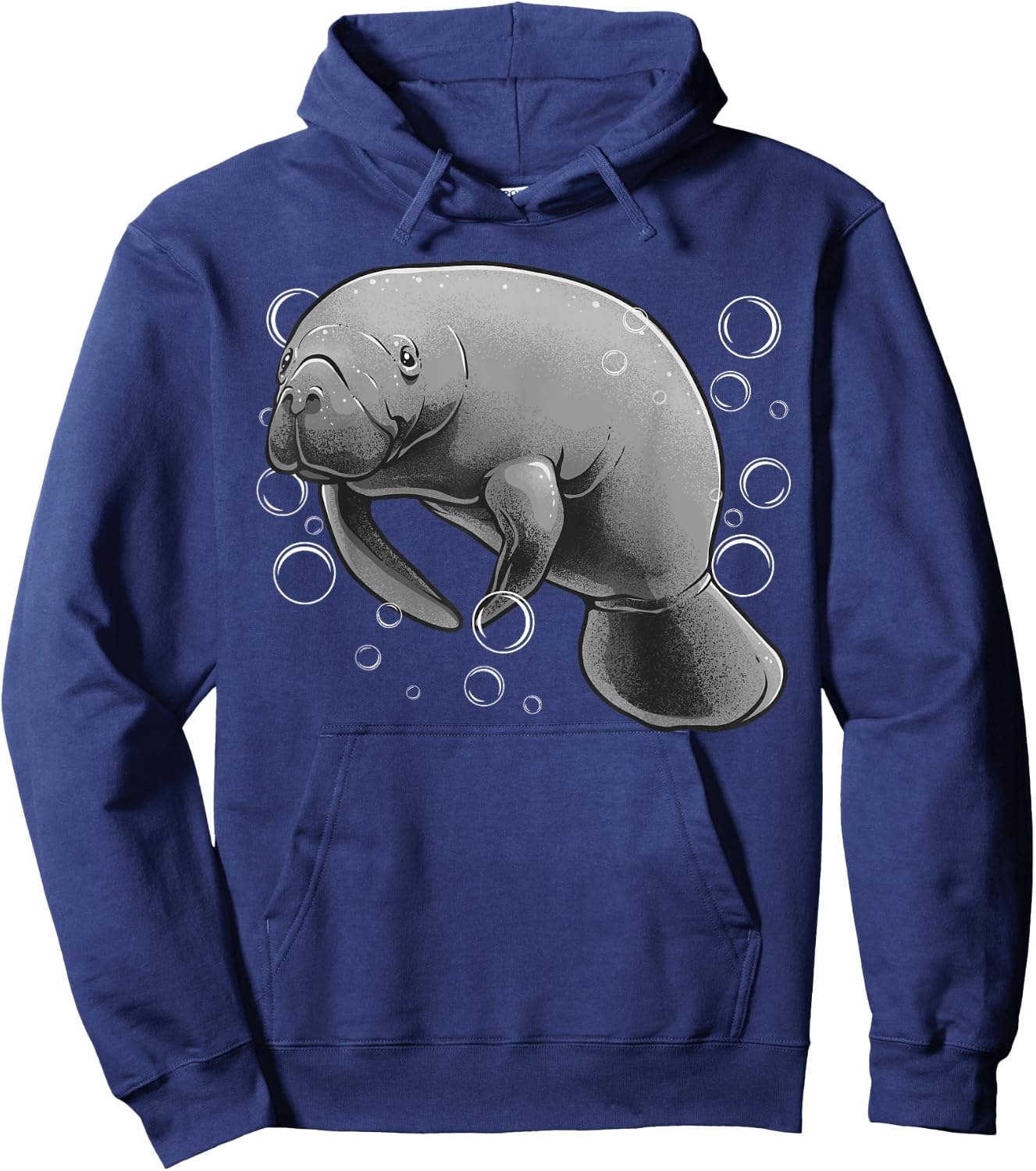Manatee Design Women Boys Girl Sea Cow Lover Manatee Hoodie - Hoodie | Navy