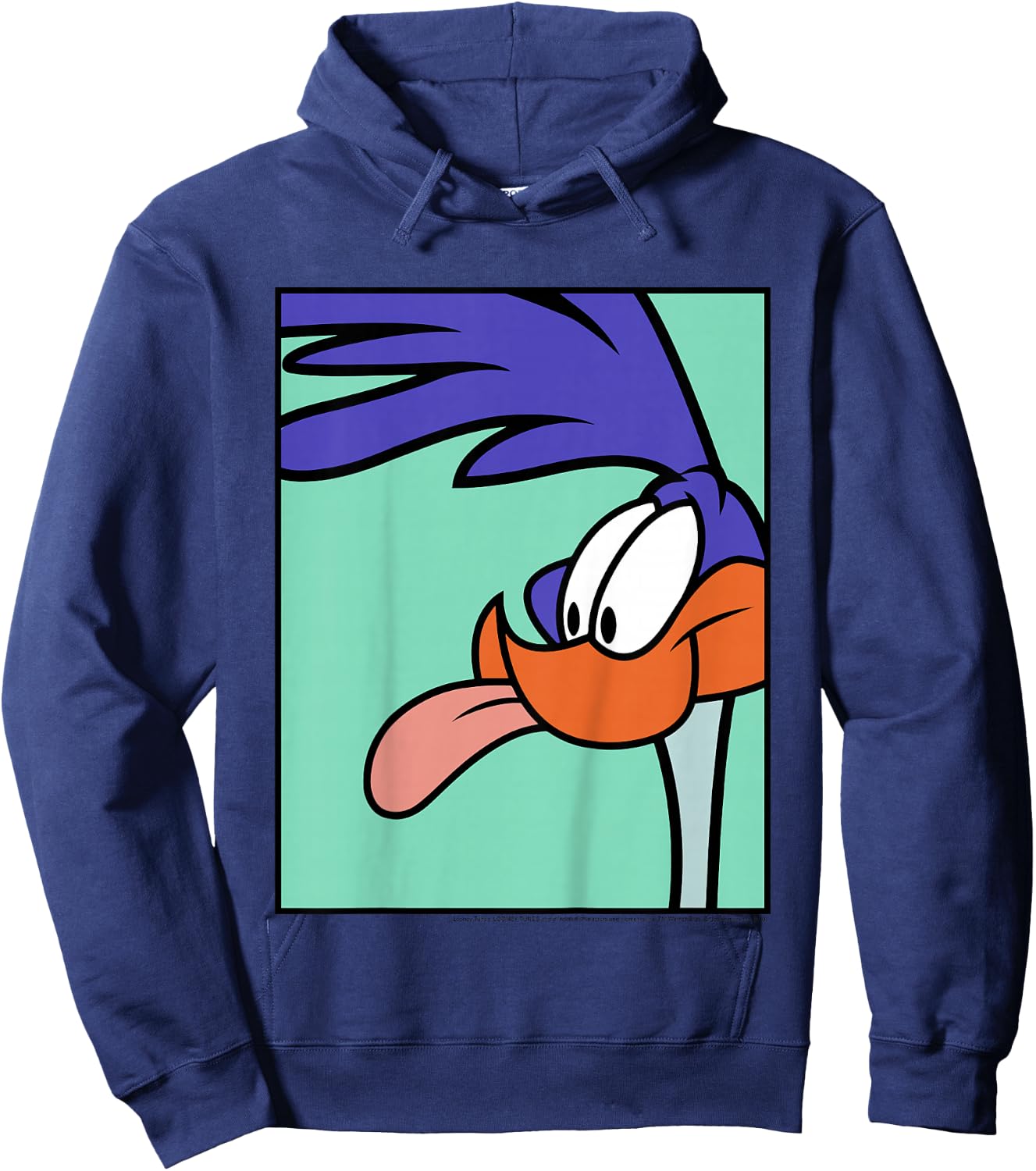Kids Looney Tunes Road Runner Portrait Hoodie - Hoodie | Navy