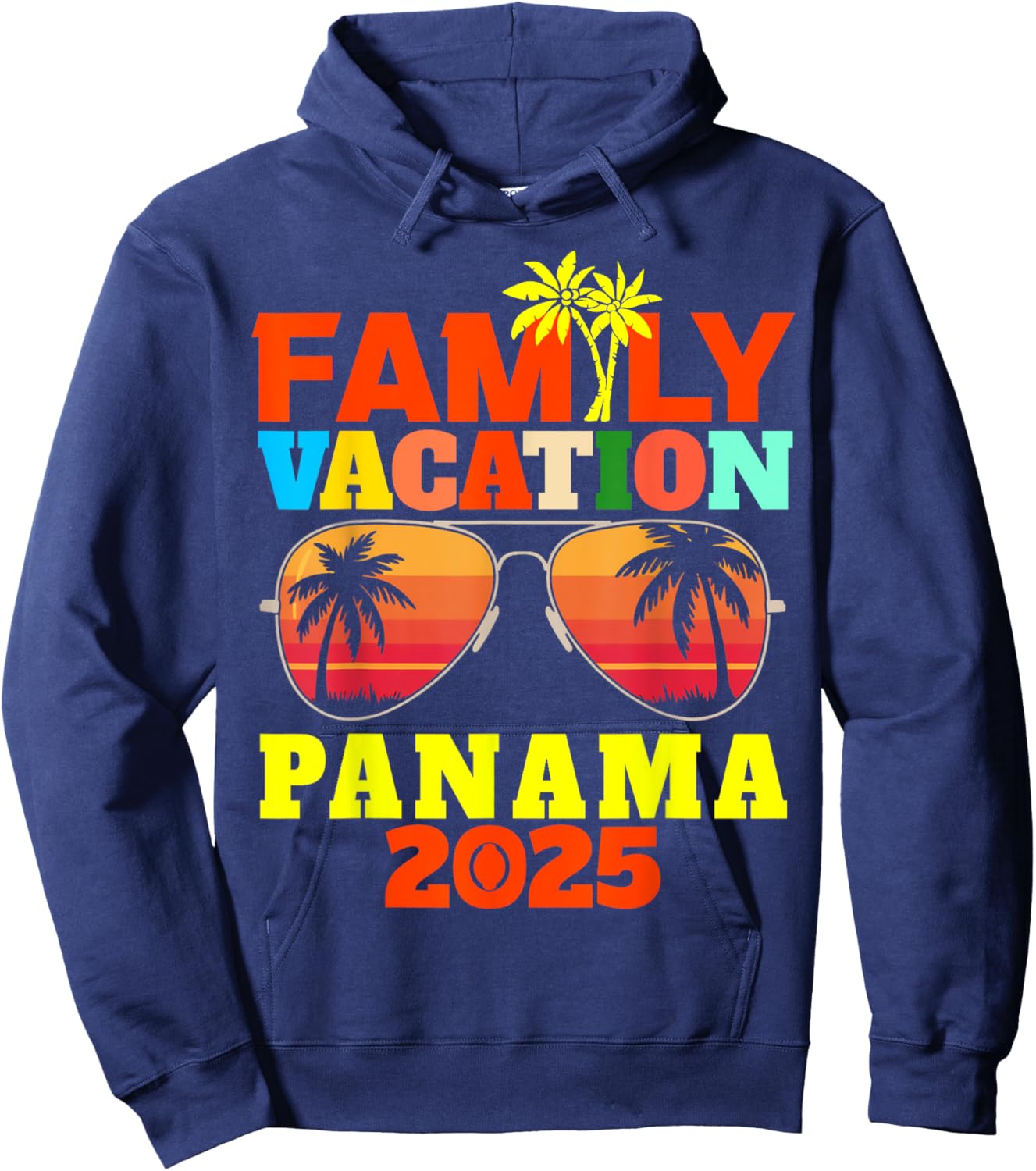 Panama Vacation Family Vacation 2025 Family Trip Matching Hoodie - Hoodie | Navy