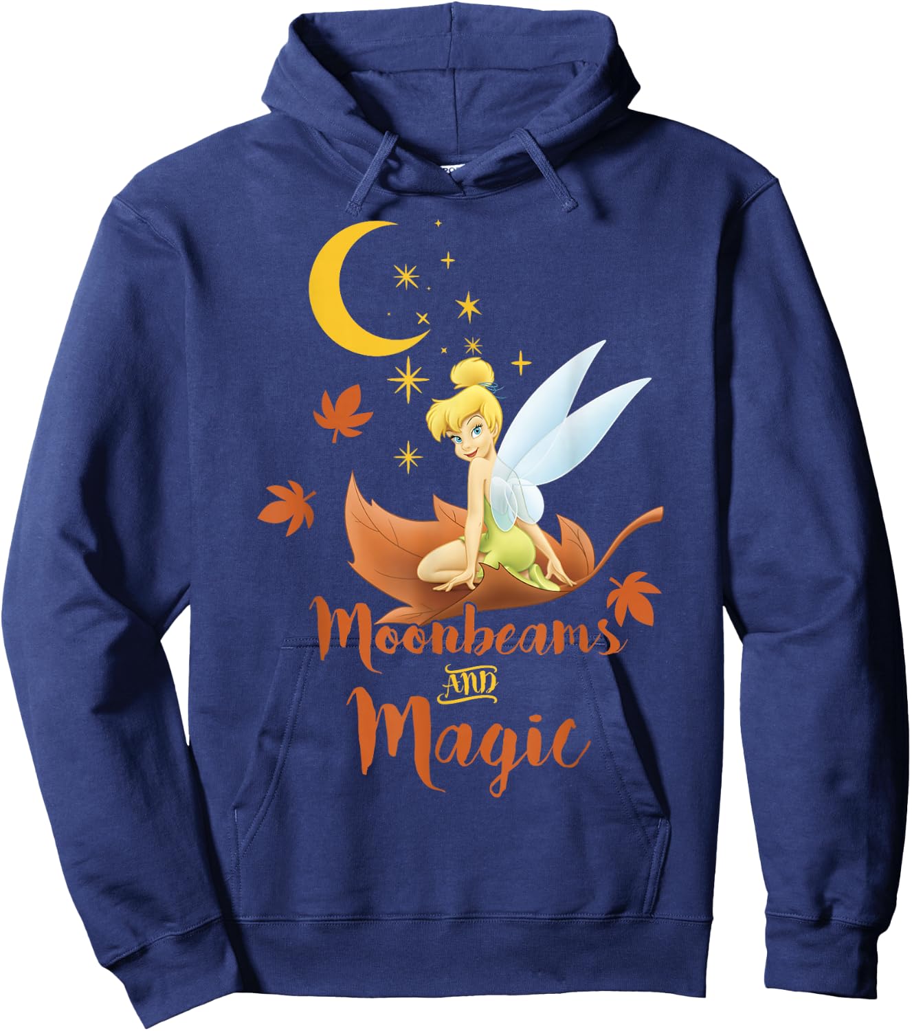 Disney Peter Pan Tinker Bell Fall Moonbeams & Magic Logo Hoodie - Hoodie | Navy