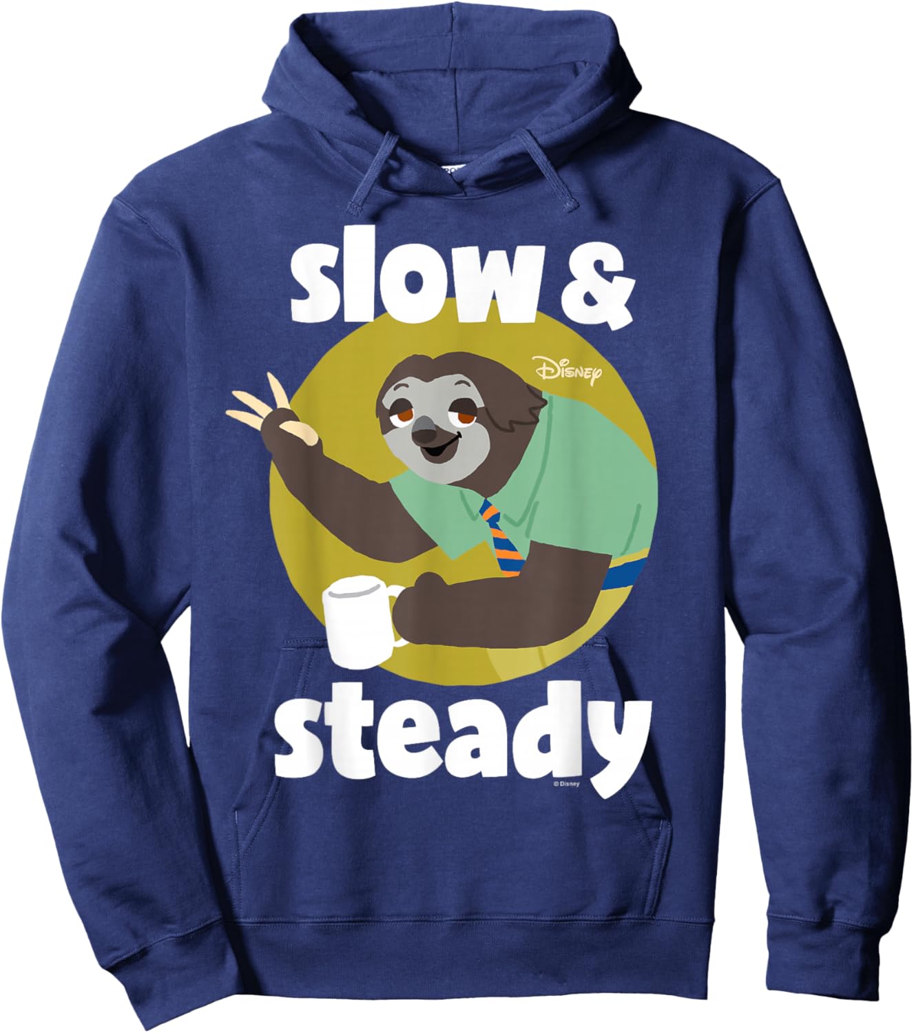 Zootopia - Flash Sloth Slow And Steady Hoodie - Hoodie | Navy