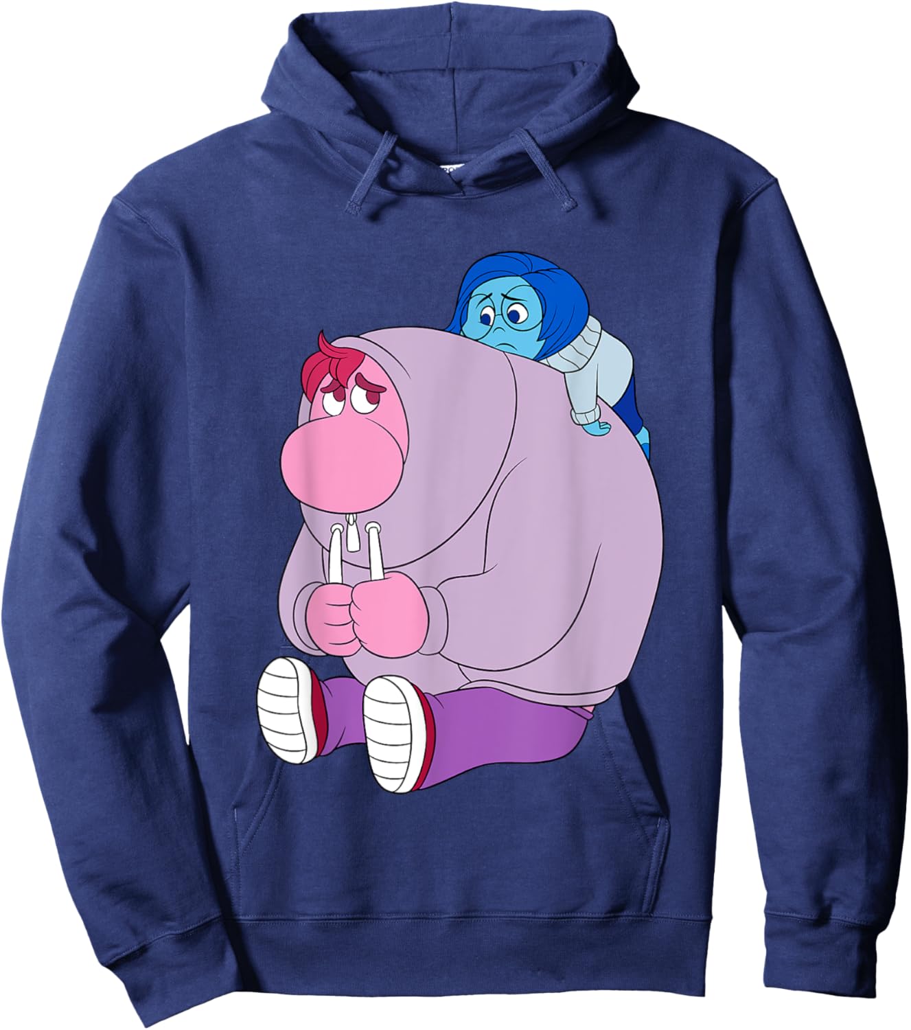 Disney Pixar Inside Out 2 Cute Sadness Embarrassment Poster Hoodie - Hoodie | Navy