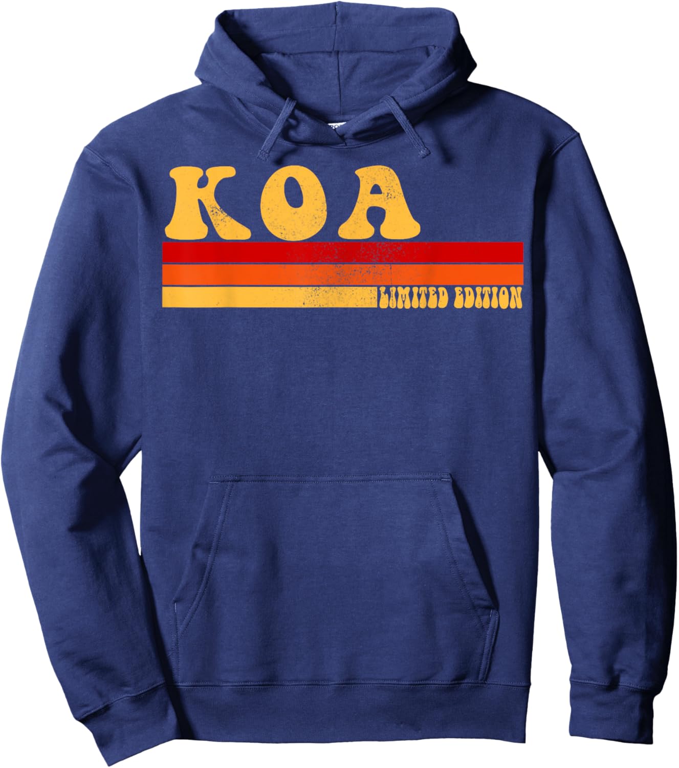 KOA Name Personalized Idea Men Retro Vintage KOA Hoodie - Hoodie | Navy