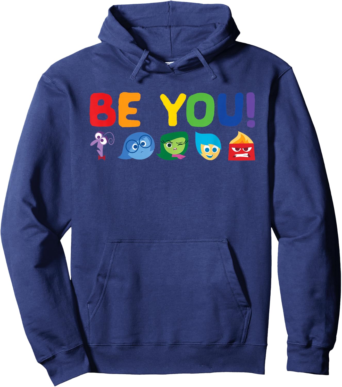 Disney Pixar Inside Out Be You Rainbow Small Hoodie - Hoodie | Navy