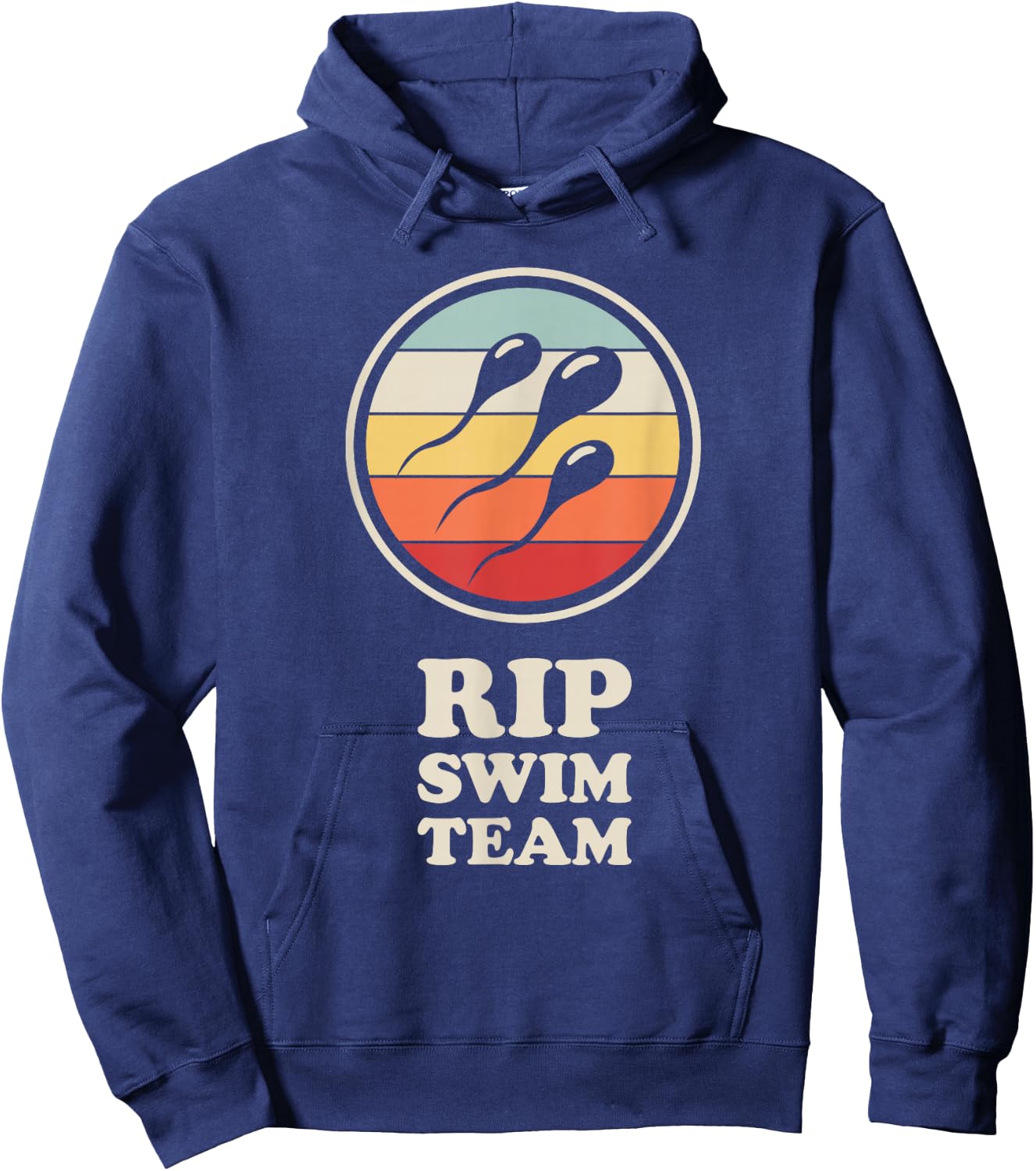 Funny Vasectomy Recovery Present "Swim Team" - Vasectomy Hoodie - Hoodie | Navy