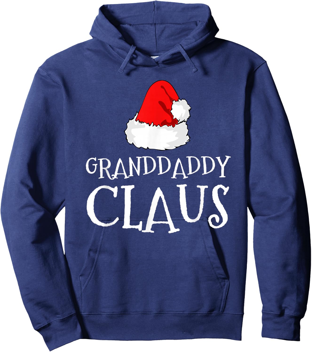 Granddaddy Claus Christmas Santa's Pajama Family Matching Hoodie - Hoodie | Navy