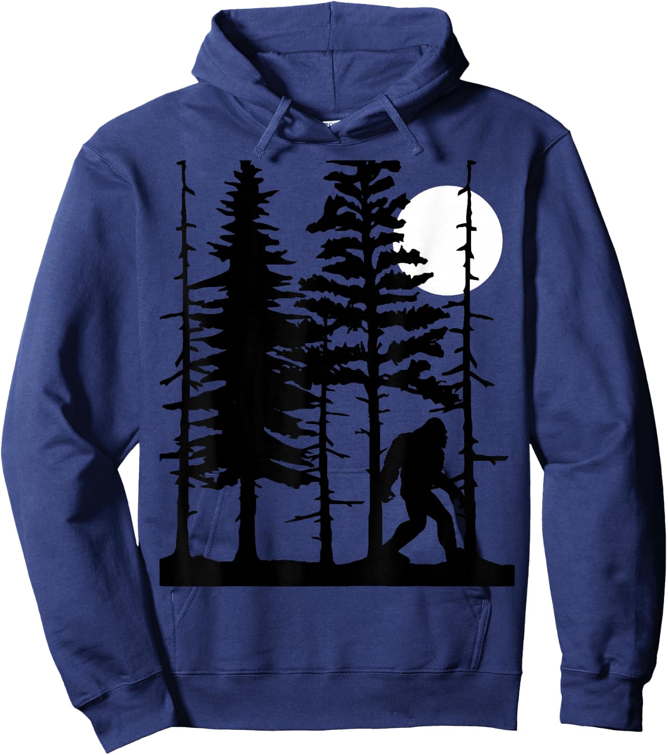 Bigfoot Hiding in Forest for Sasquatch Believers Hoodie - Hoodie | Navy
