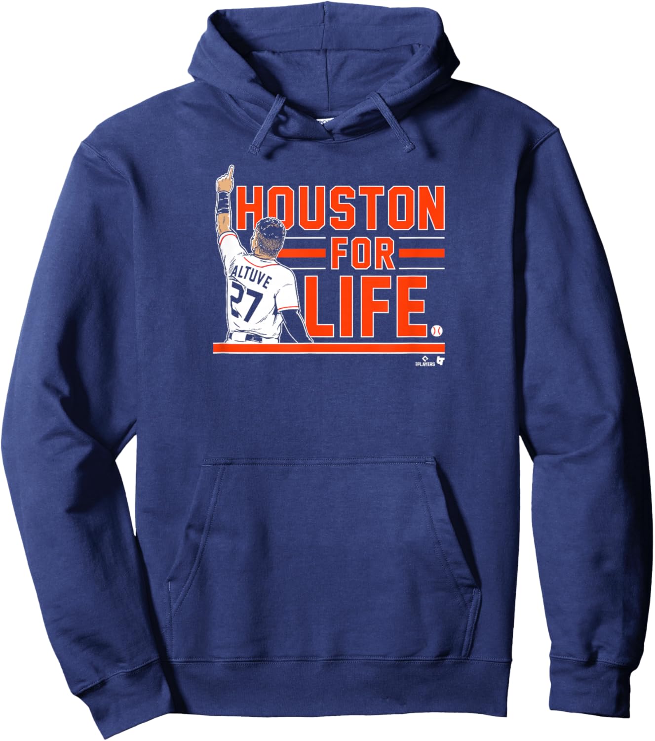 Jose Altuve - Houston for Life - Houston Baseball Hoodie - Hoodie | Navy