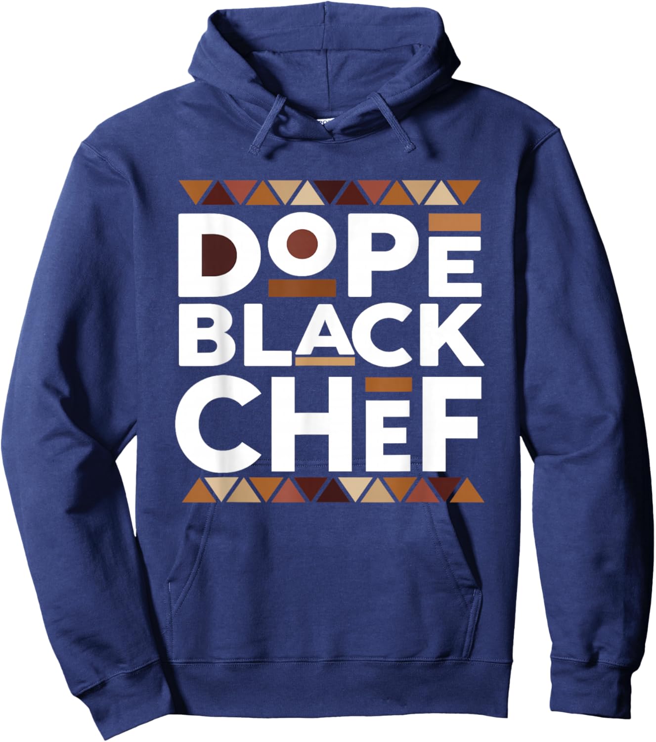 Dope Black Chef Black History Melanin Black Chef Hoodie - Hoodie | Navy