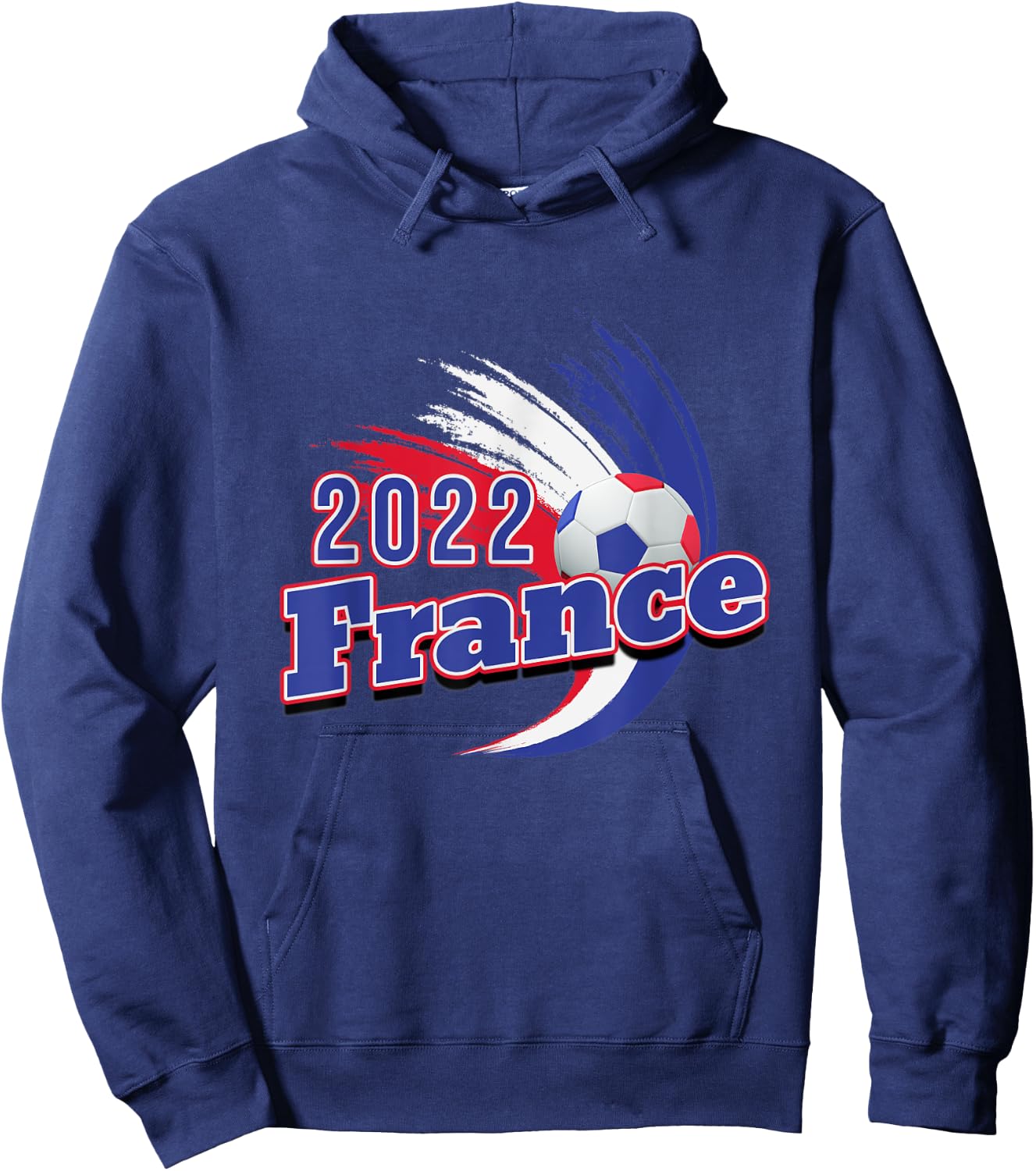 Les Bleus 2022 French Soccer France Vintage Retro Football Hoodie - Hoodie | Navy