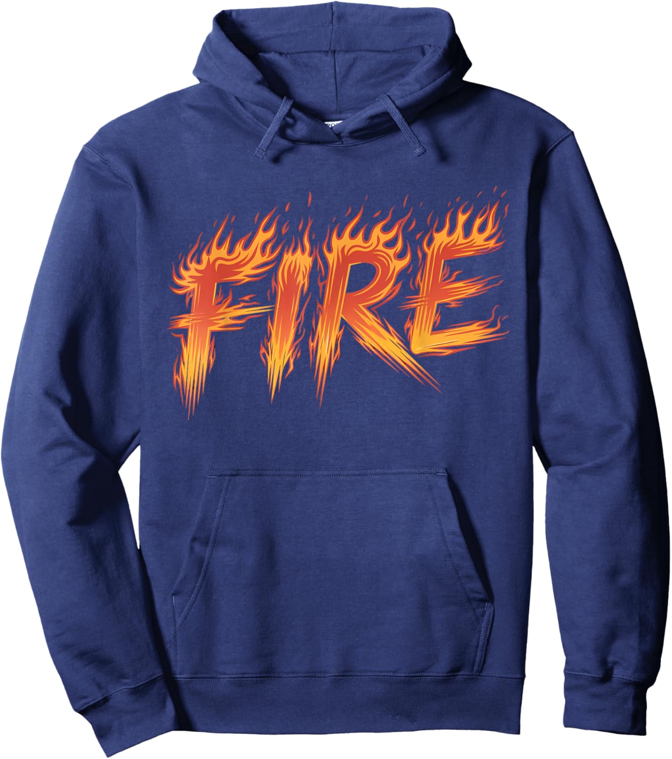 Fire Halloween Costume Fire Ice Matching Couples Hoodie - Hoodie | Navy