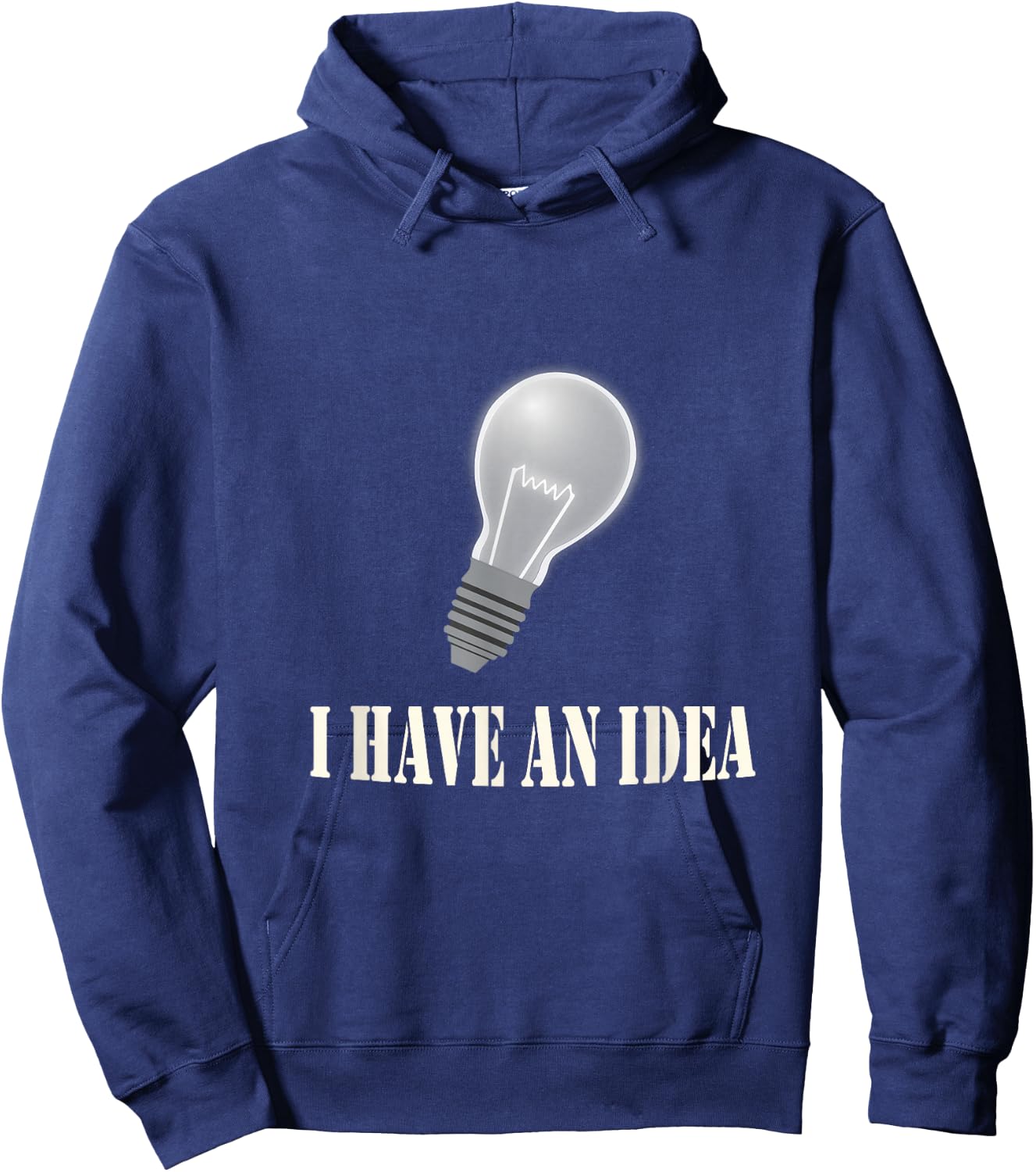 Ich habe eine Idee | Lamp Hoodie - Hoodie | Navy