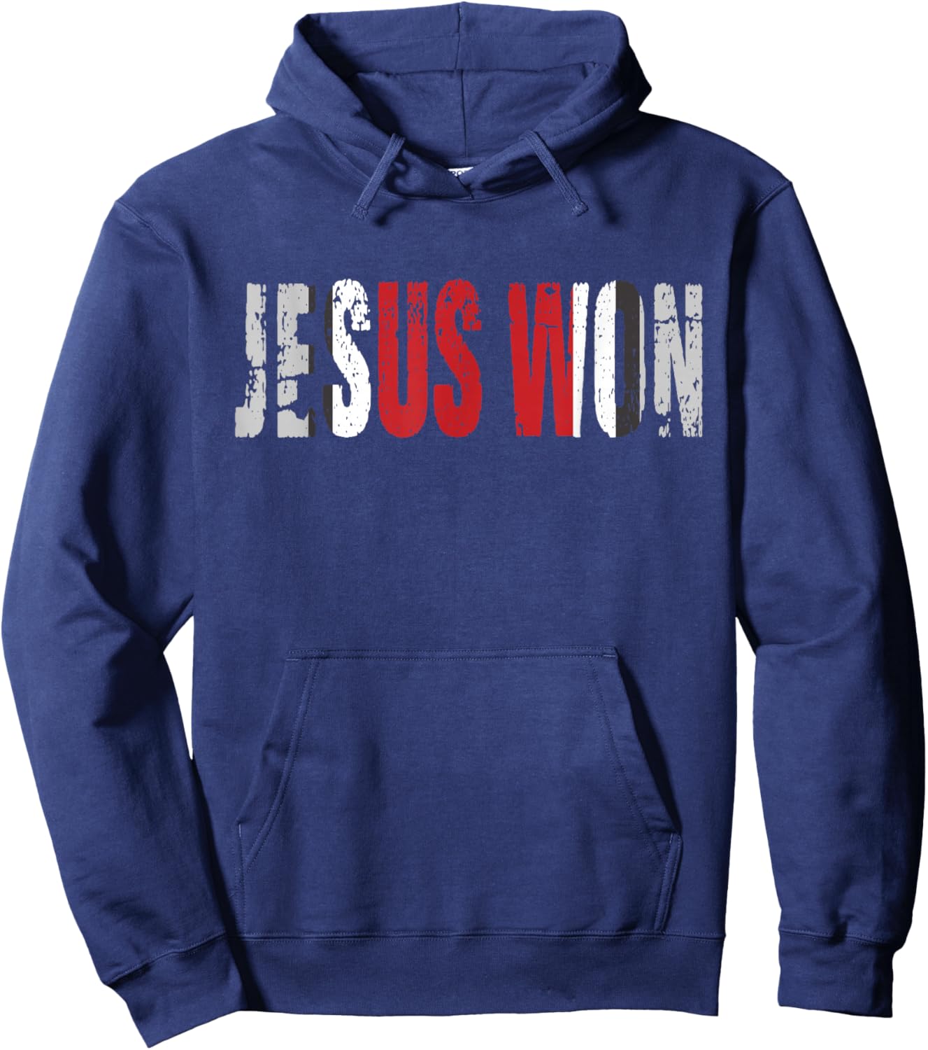 Jesus won Game day Hoodie - Hoodie | Navy