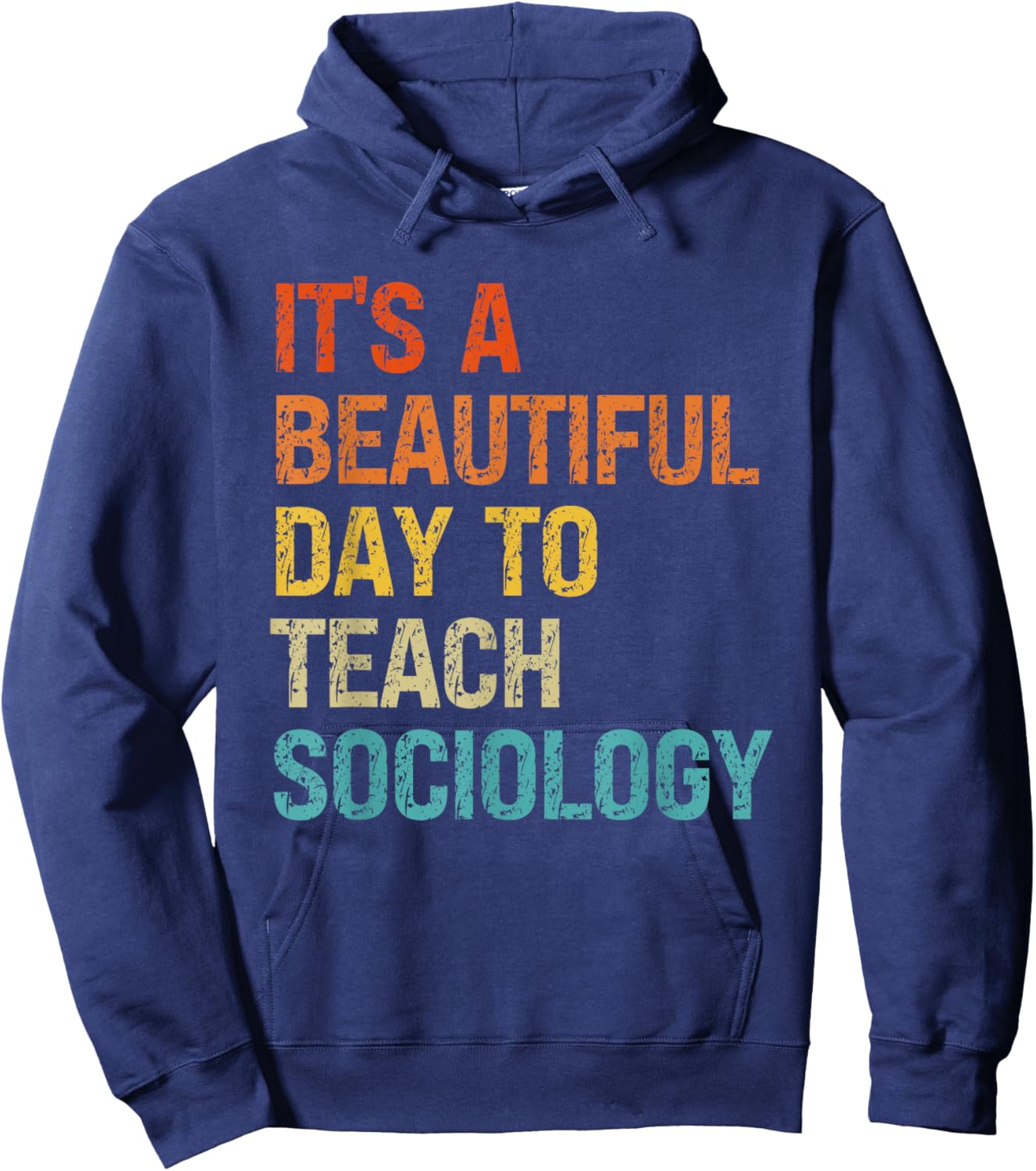 Vintage Sociology Teacher Retro Sociology Class Professor Women Hoodie - Hoodie | Navy