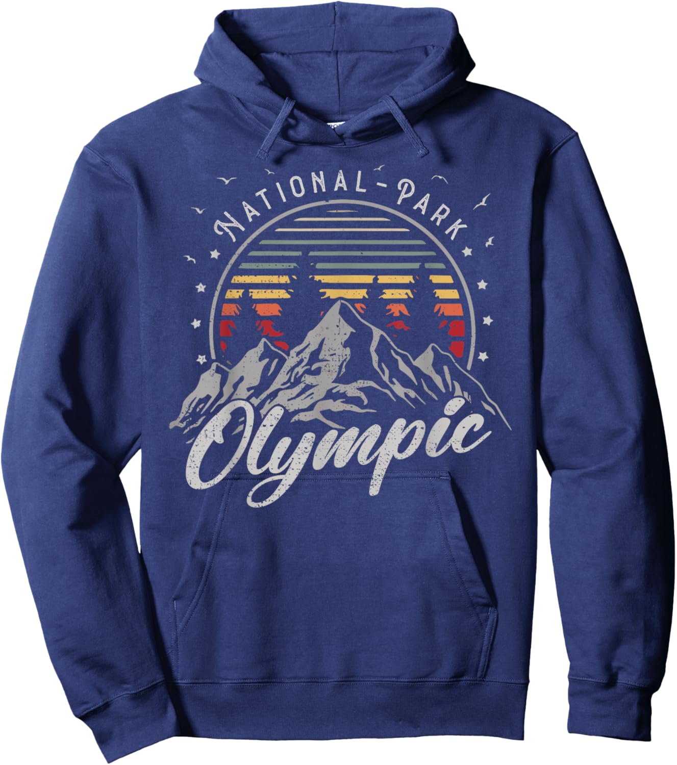 Retro Olympic National Park US Vintage Olympic Hoodie - Hoodie | Navy