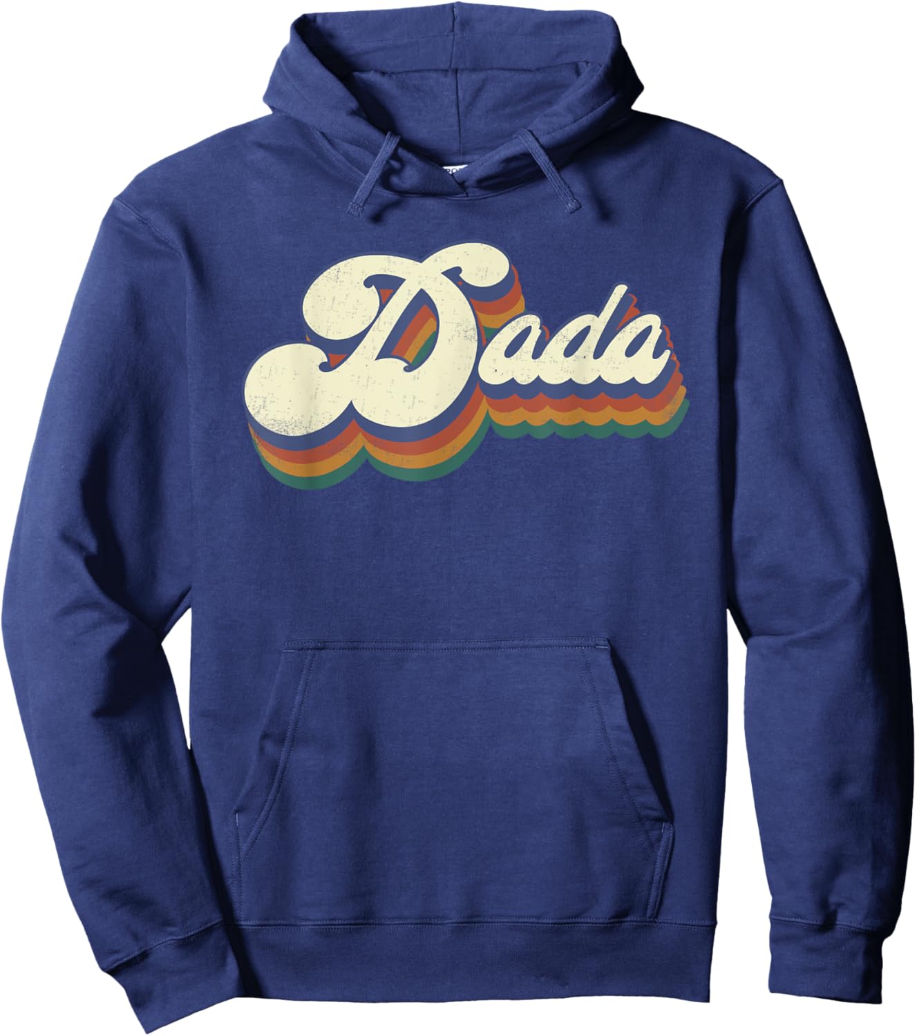 Dada Gifts Retro Vintage Father's Day Dada Hoodie - Hoodie | Navy