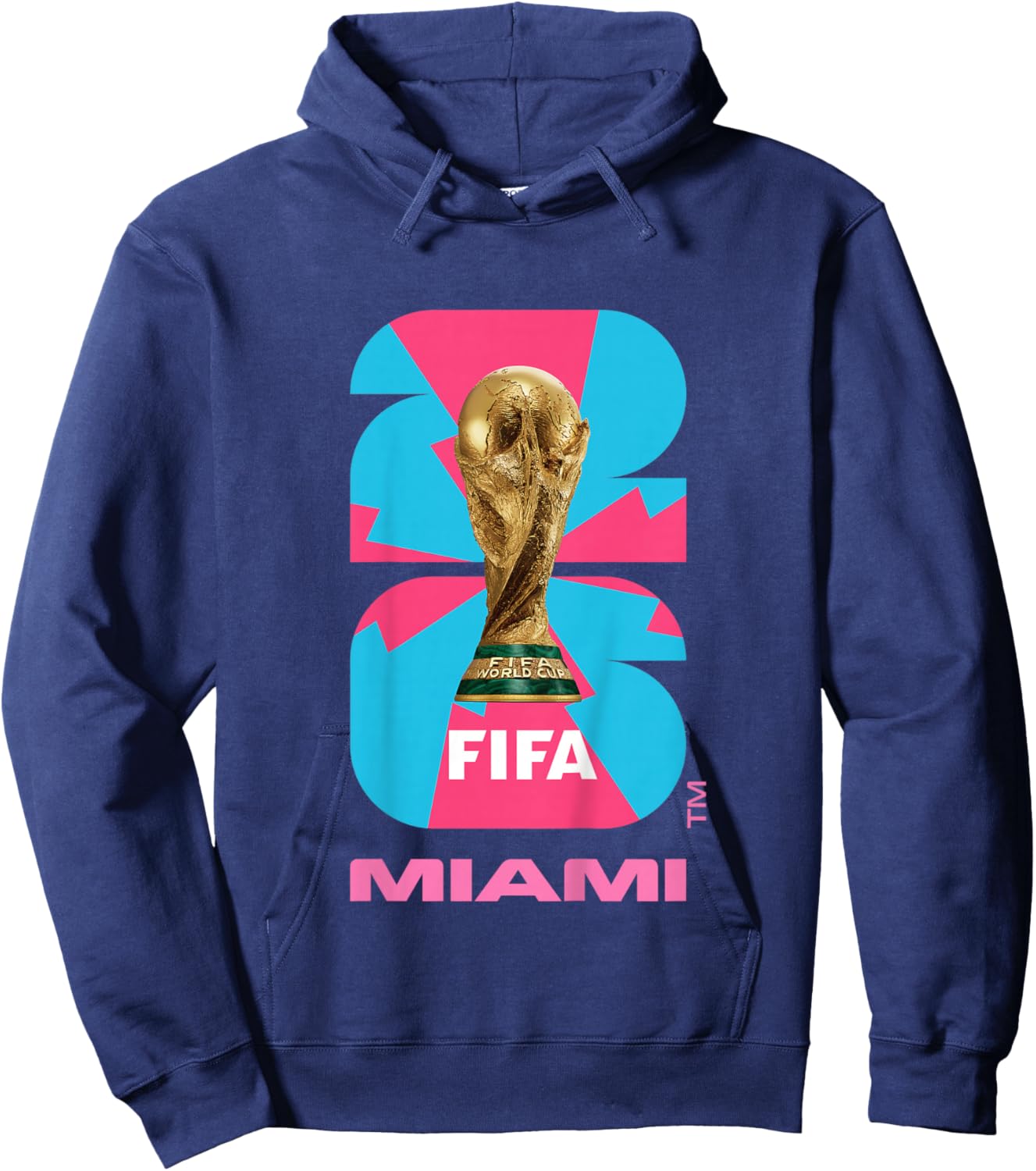 Kids FIFA World CUP26 Miami Trophy Color Hoodie - Hoodie | Navy