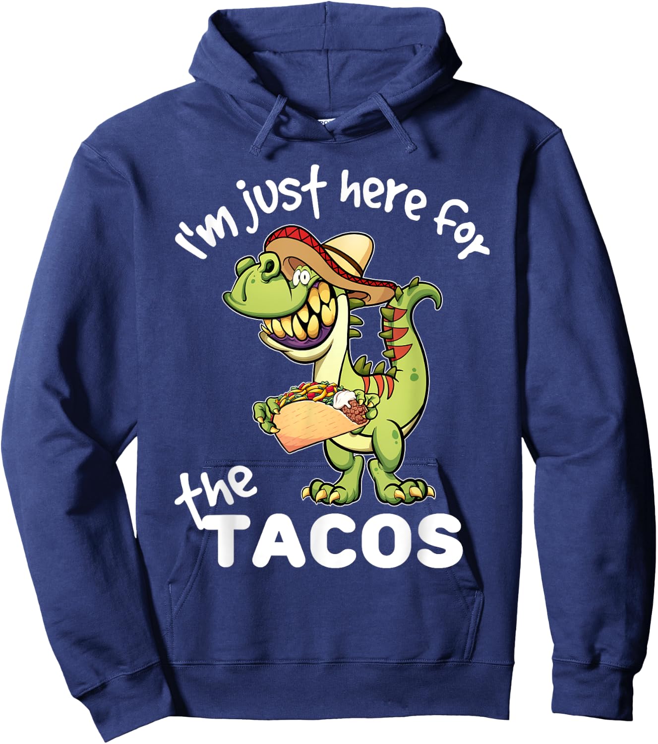 Cinco de Mayo Shirts For Kids Boys Taco T Rex Dinosaur Shirt Hoodie - Hoodie | Navy