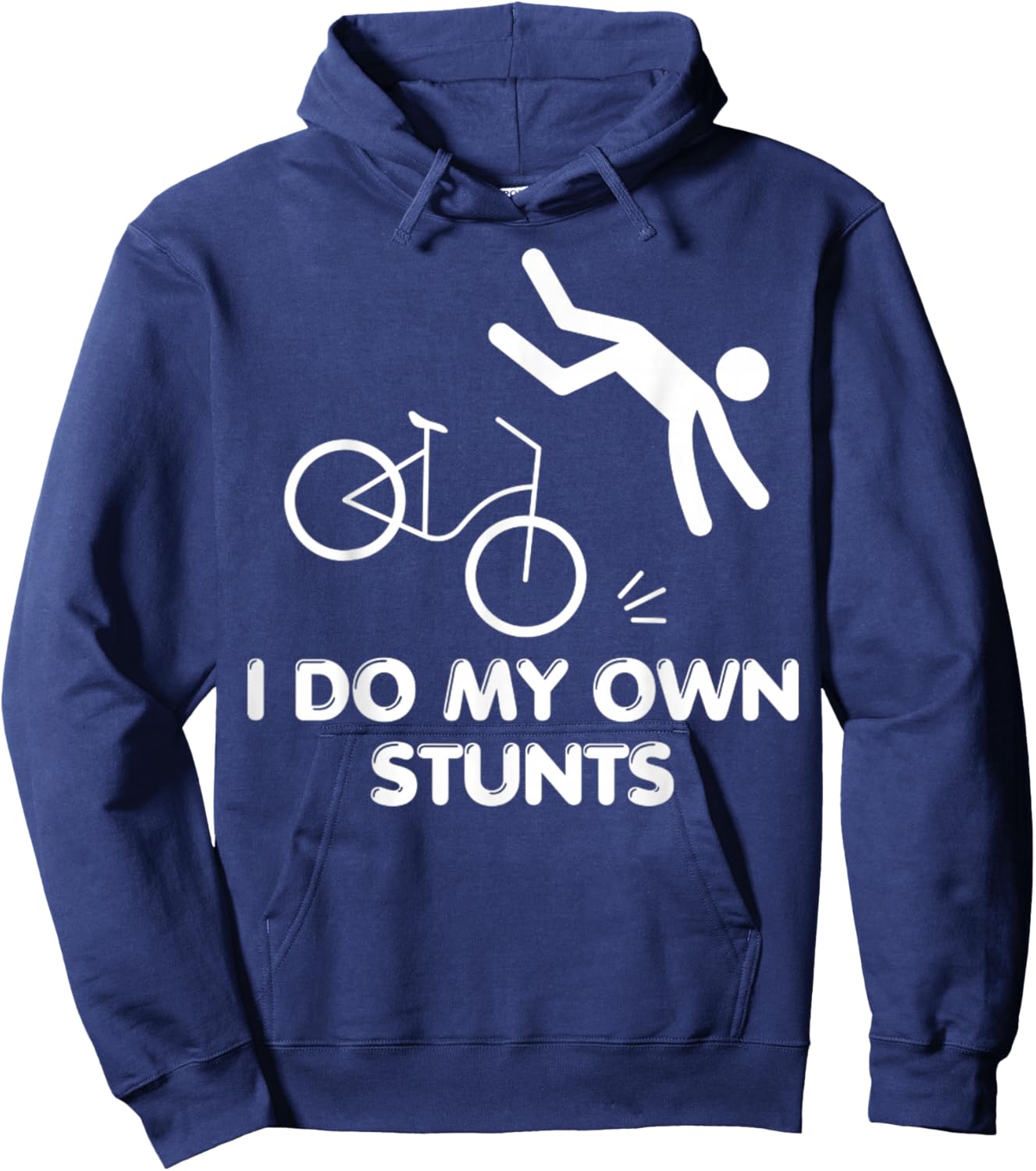 I Do My Own Stunts Funny Broken Bones Adult And Youth Gifts Hoodie - Hoodie | Navy