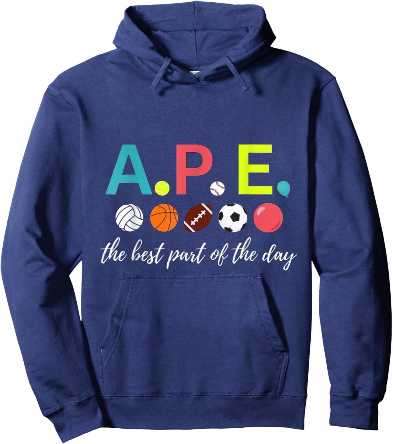 Adapted Physical Education Teacher Empowering Every Ability Hoodie - Hoodie | Navy