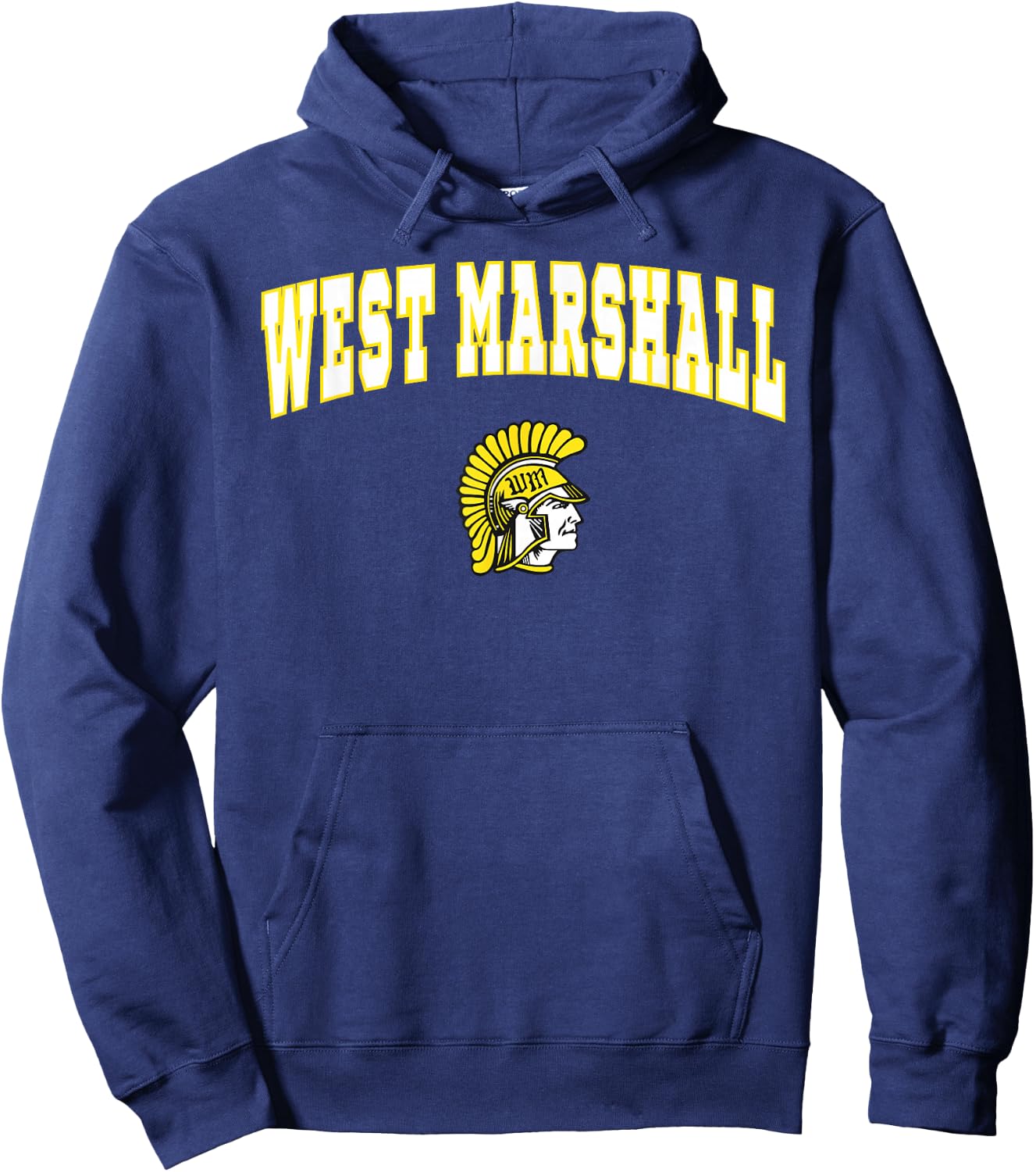 West Marshall High School Trojans Hoodie - Hoodie | Navy