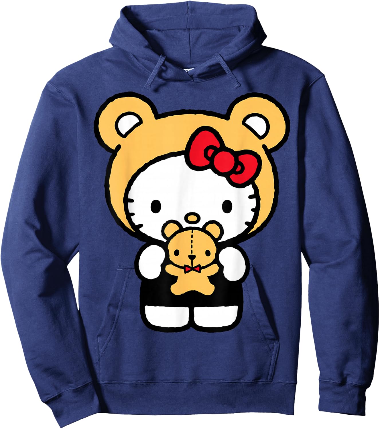 Hello Kitty Teddy Bear Dress Up Small Hoodie - Hoodie | Navy