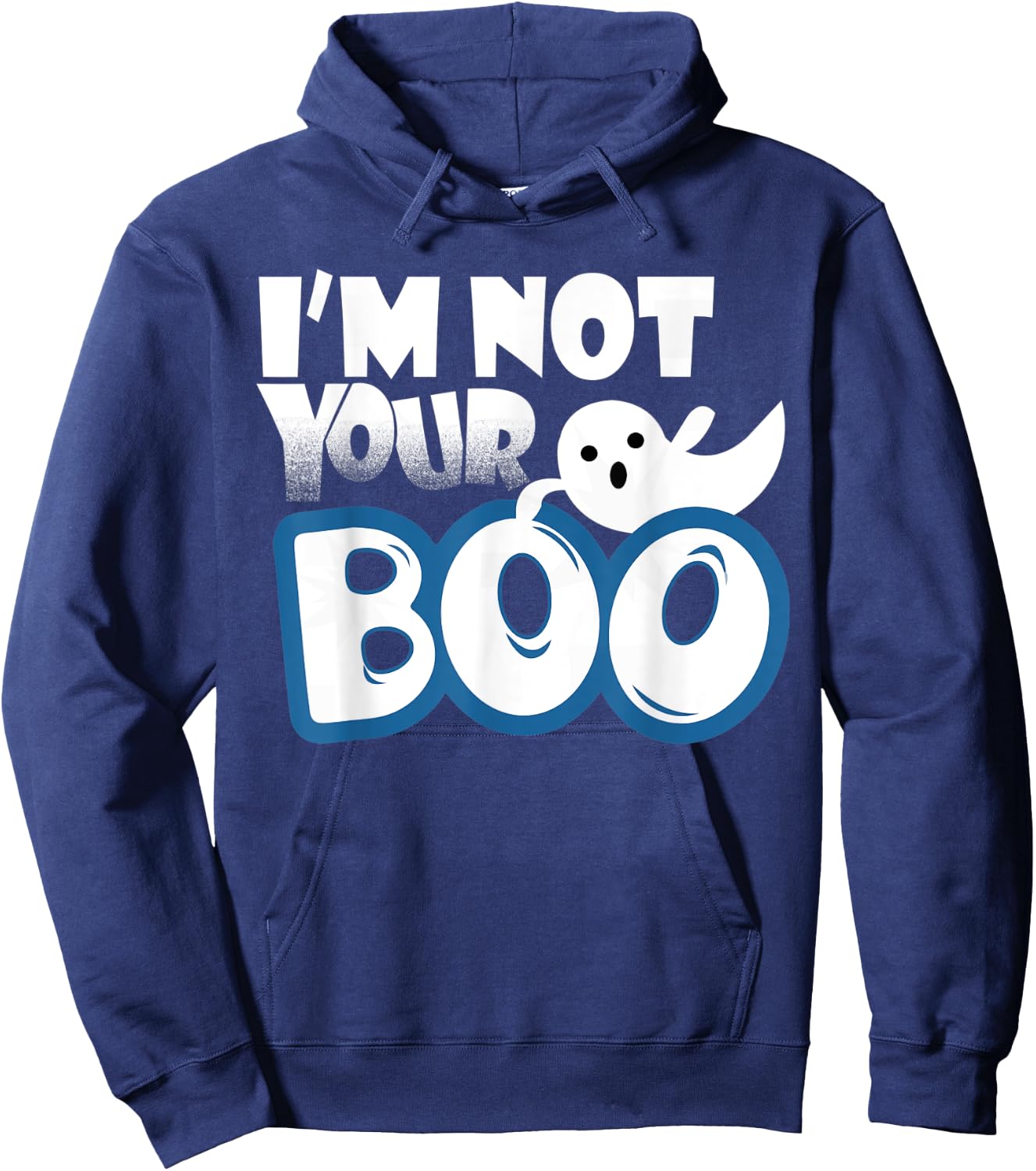 Halloween Costume Shirt I'm Not Your Boo Hoodie - Hoodie | Navy