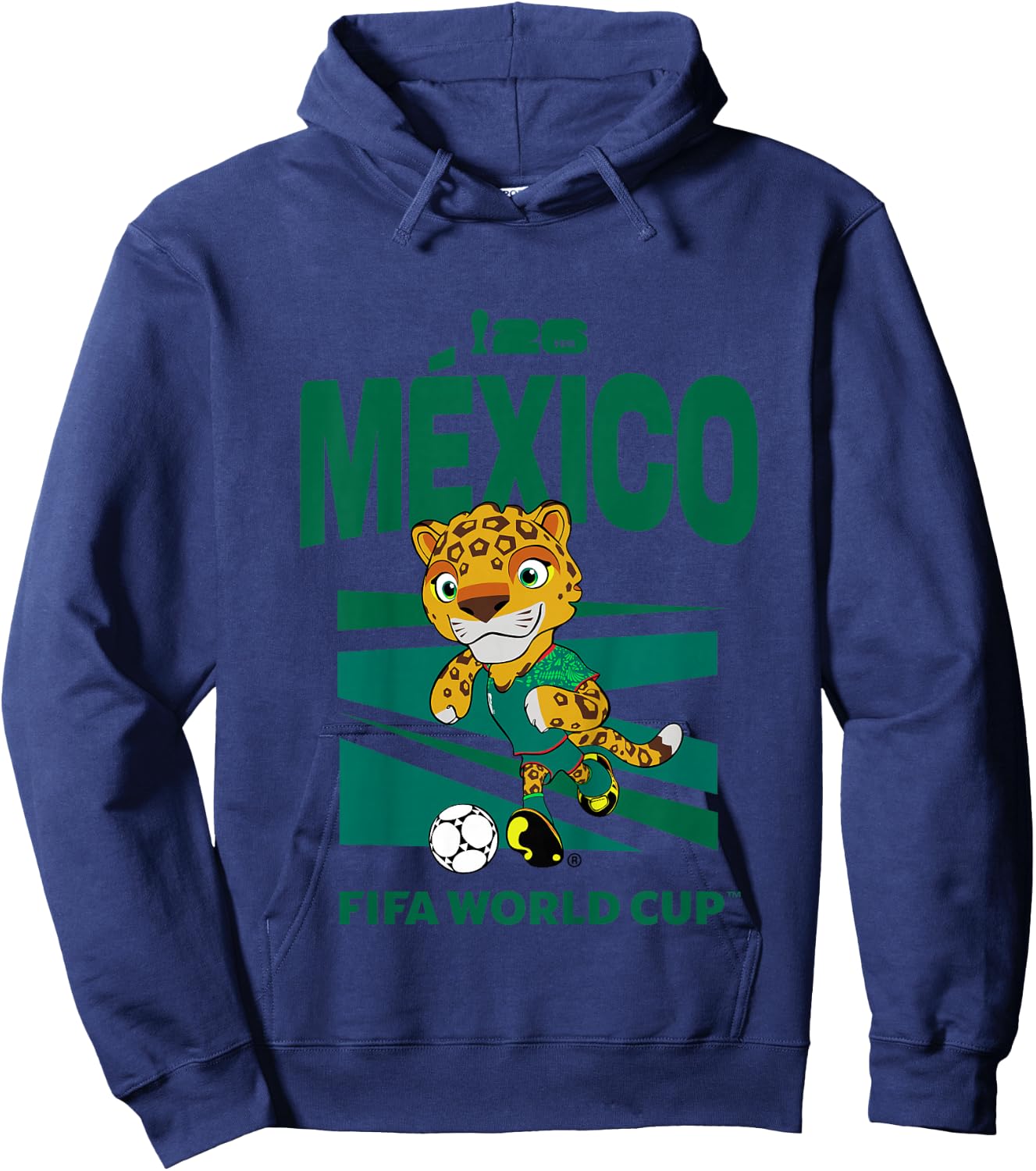 Kids FIFA World CUP26 Mexico Mascot Ball Hoodie - Hoodie | Navy