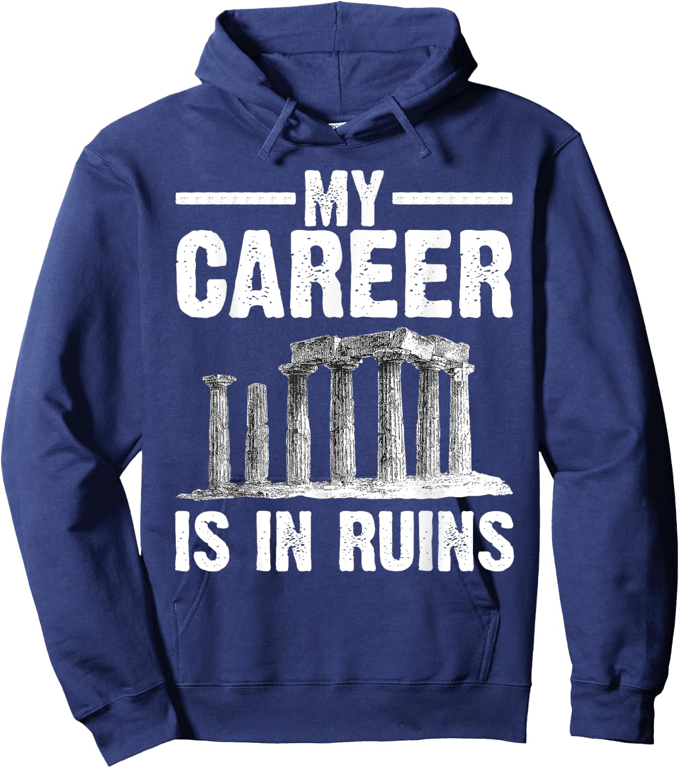 Funny Archaeology Art Women Archaeologist Archeology Hoodie - Hoodie | Navy