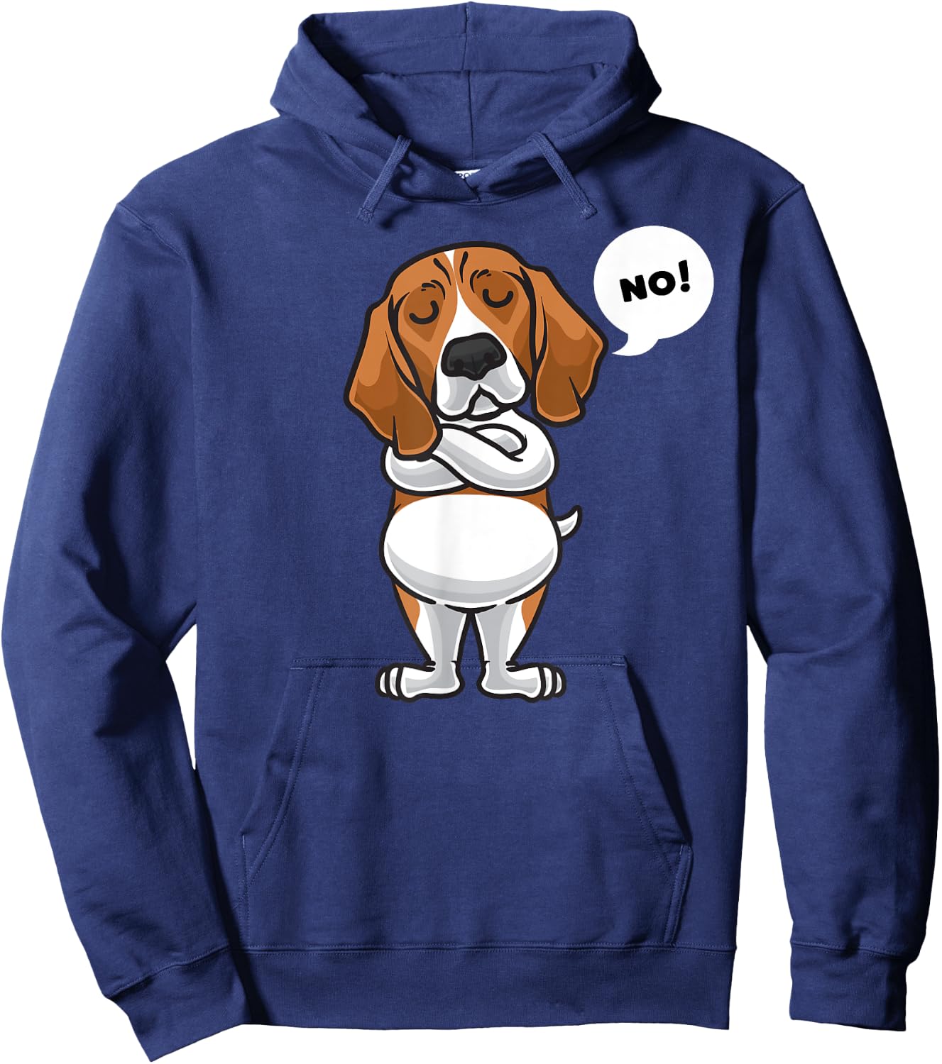 Stubborn Beagle Dog Owner funny Women Girls Kids Hoodie - Hoodie | Navy