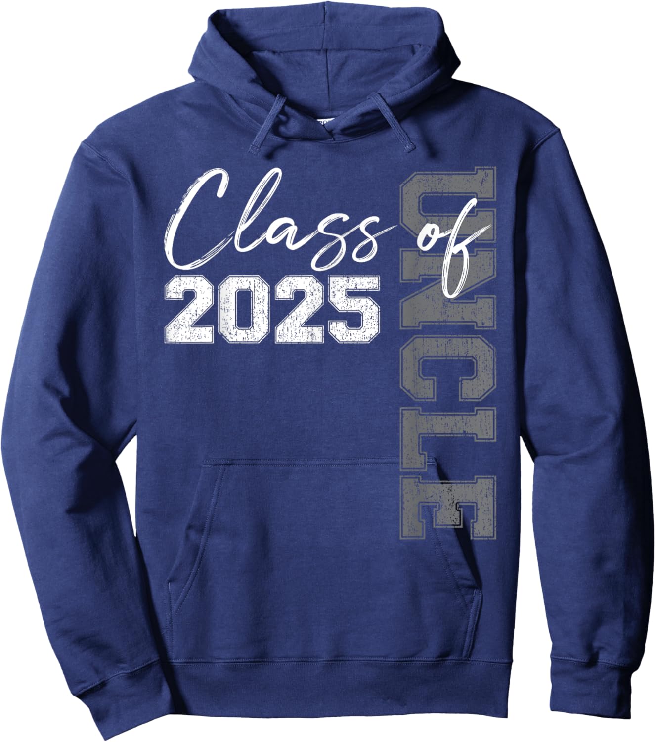 Uncle Senior 2025 Proud of a Class of 2025 Graduate Hoodie - Hoodie | Navy