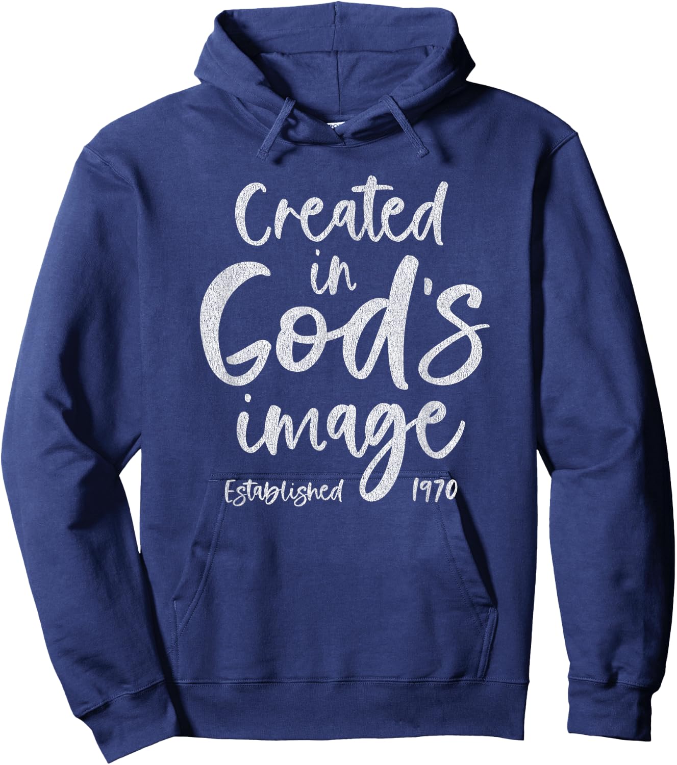 55 Year Old Christian Jesus Christ 55th Birthday Hoodie - Hoodie | Navy