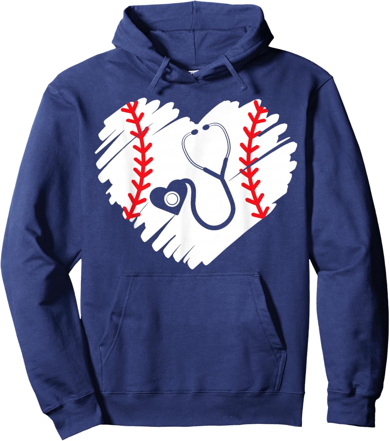 Baseball Nurse Registered Nurse Sport Baseball Player Hoodie - Hoodie | Navy