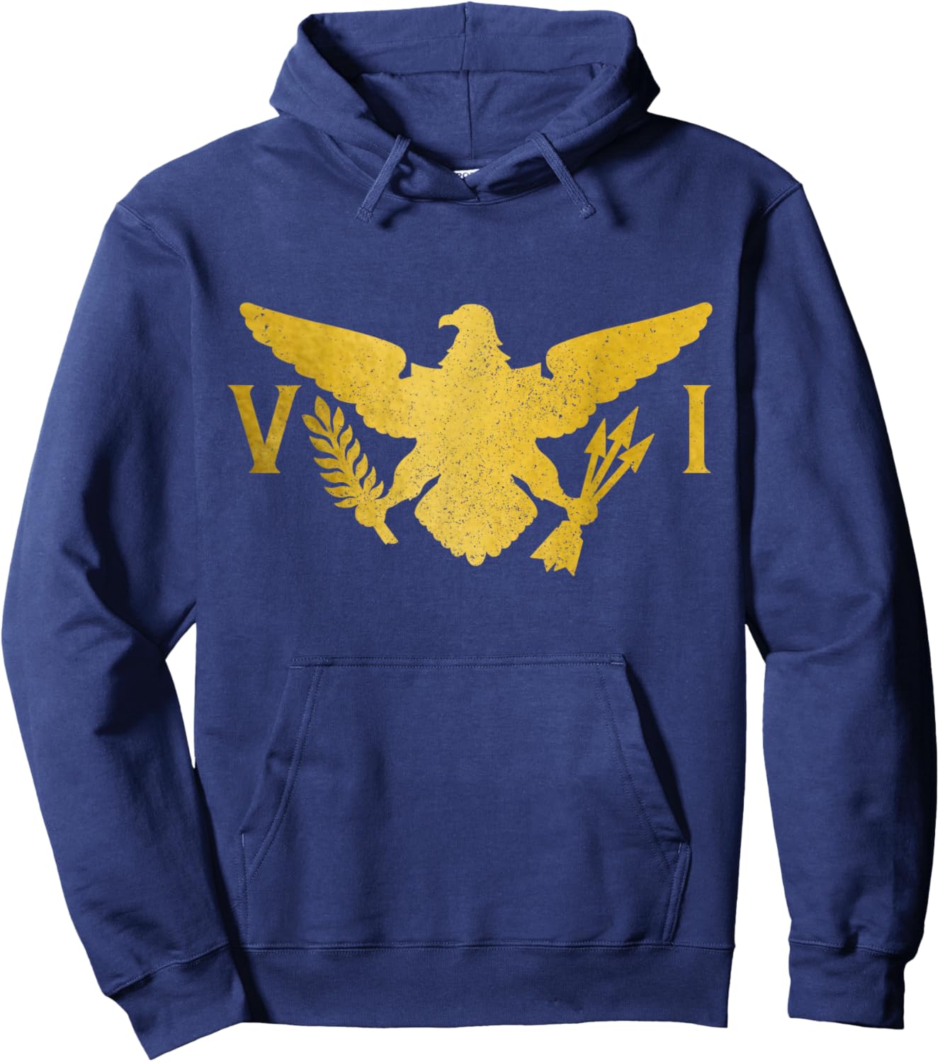 US Virgin Islands USVI Flag Pride Souvenir Hoodie - Hoodie | Navy