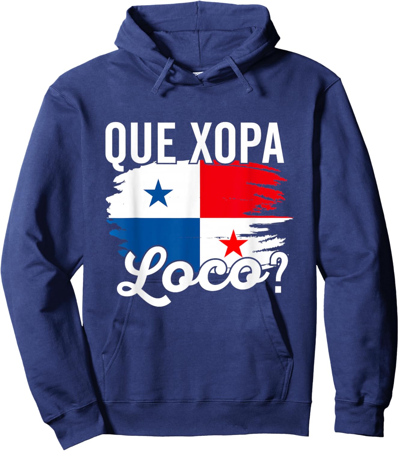Camiseta Panama Panamanian Flag DNA Panameño Que Xopa? Hoodie - Hoodie | Navy
